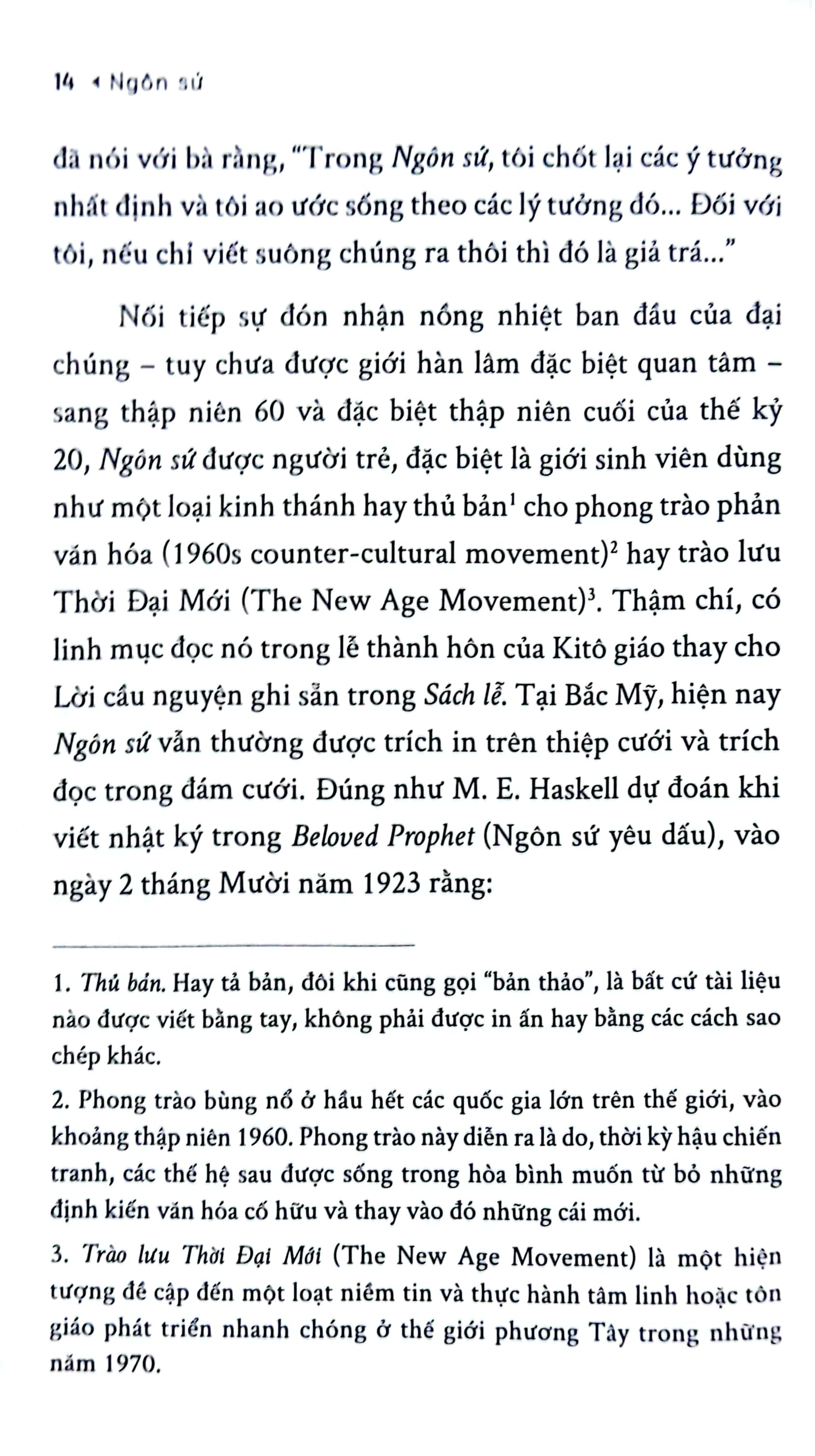 Tủ Sách Đời Người: Ngôn Sứ