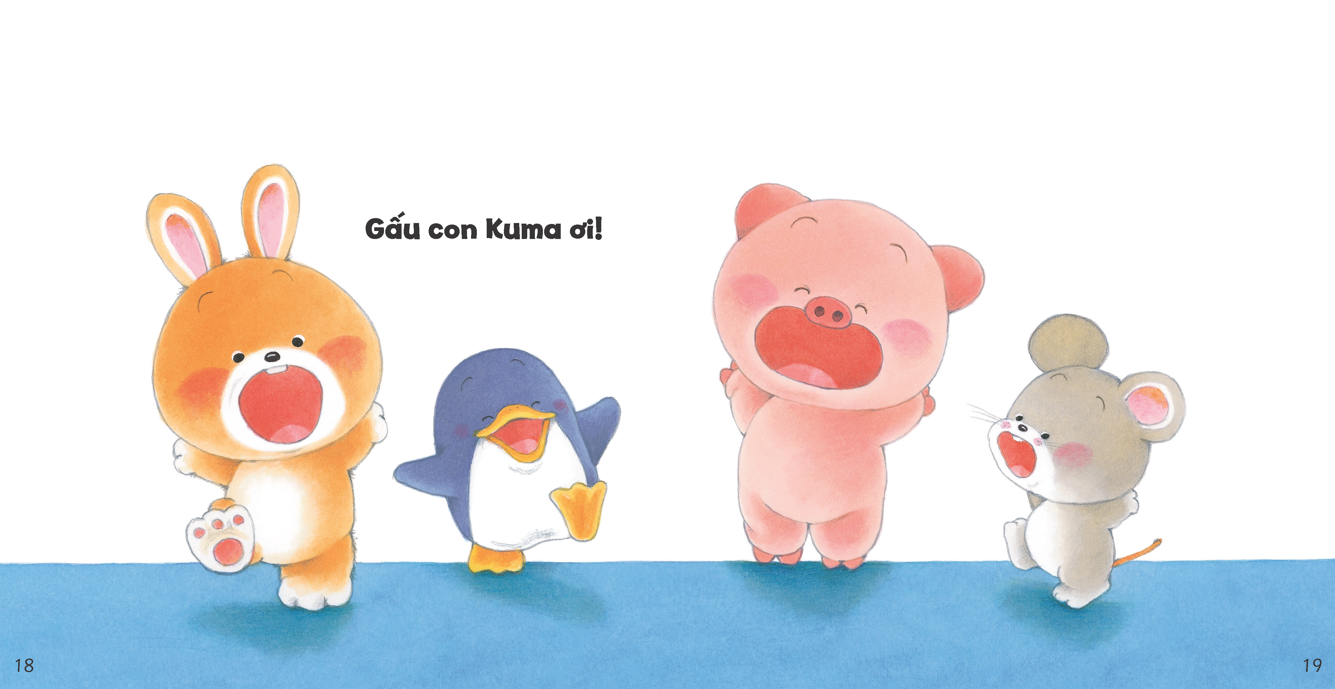 tủ sách ehon cho bé - bé điểm danh nào! vâng! - bìa cứng