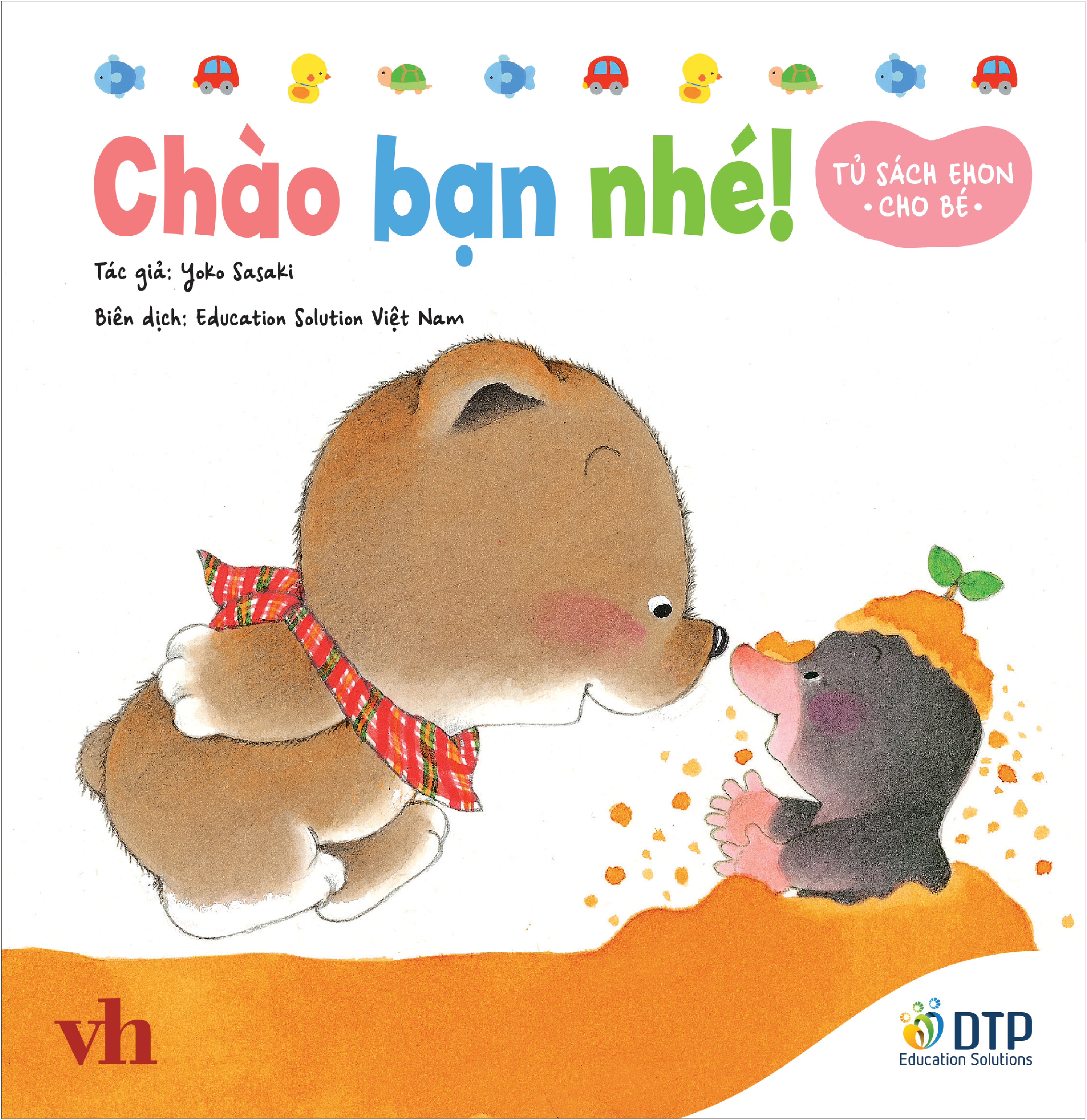 tủ sách ehon cho bé - chào bạn nhé! - bìa cứng