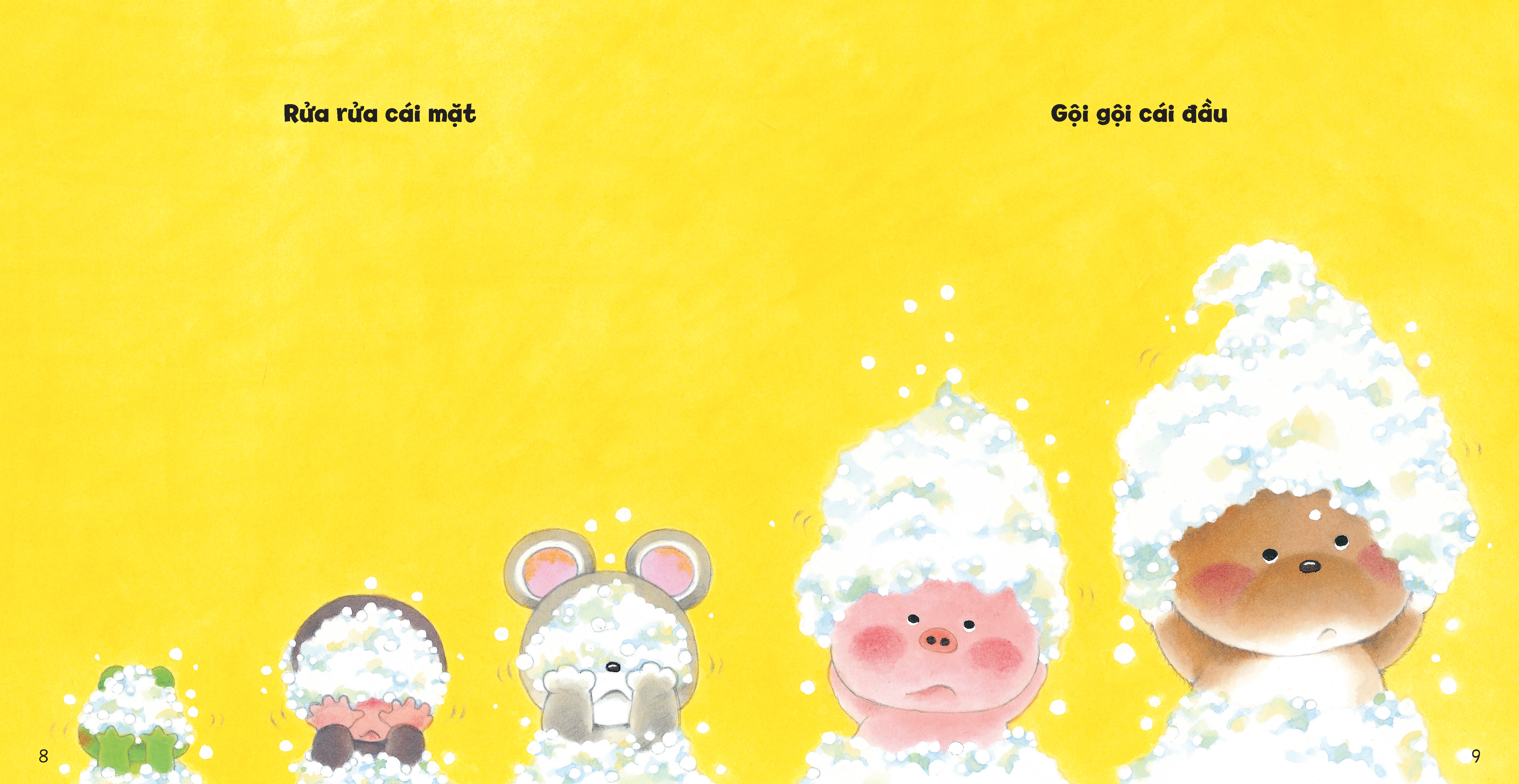 tủ sách ehon cho bé - cùng tắm nào!​​​ - bìa cứng