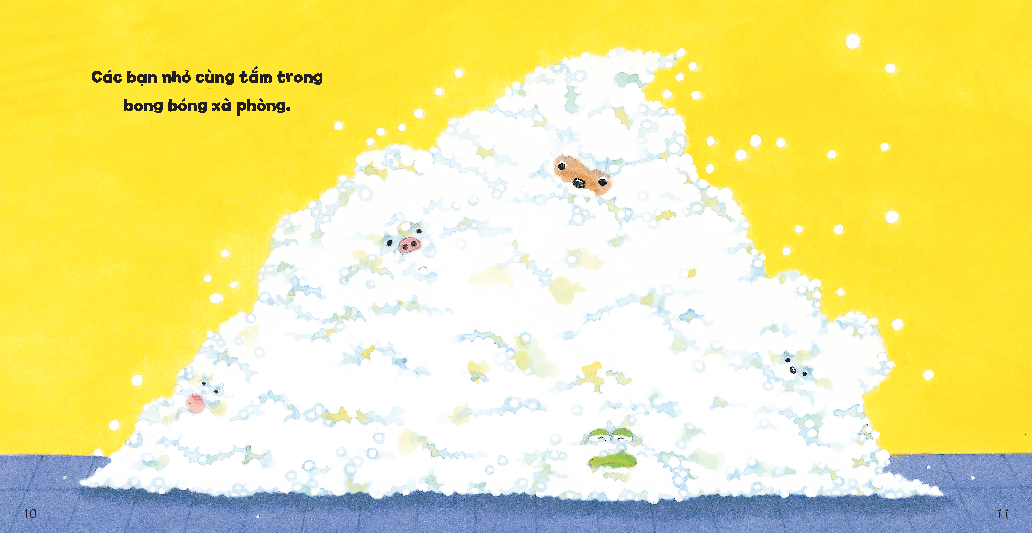 tủ sách ehon cho bé - cùng tắm nào!​​​ - bìa cứng