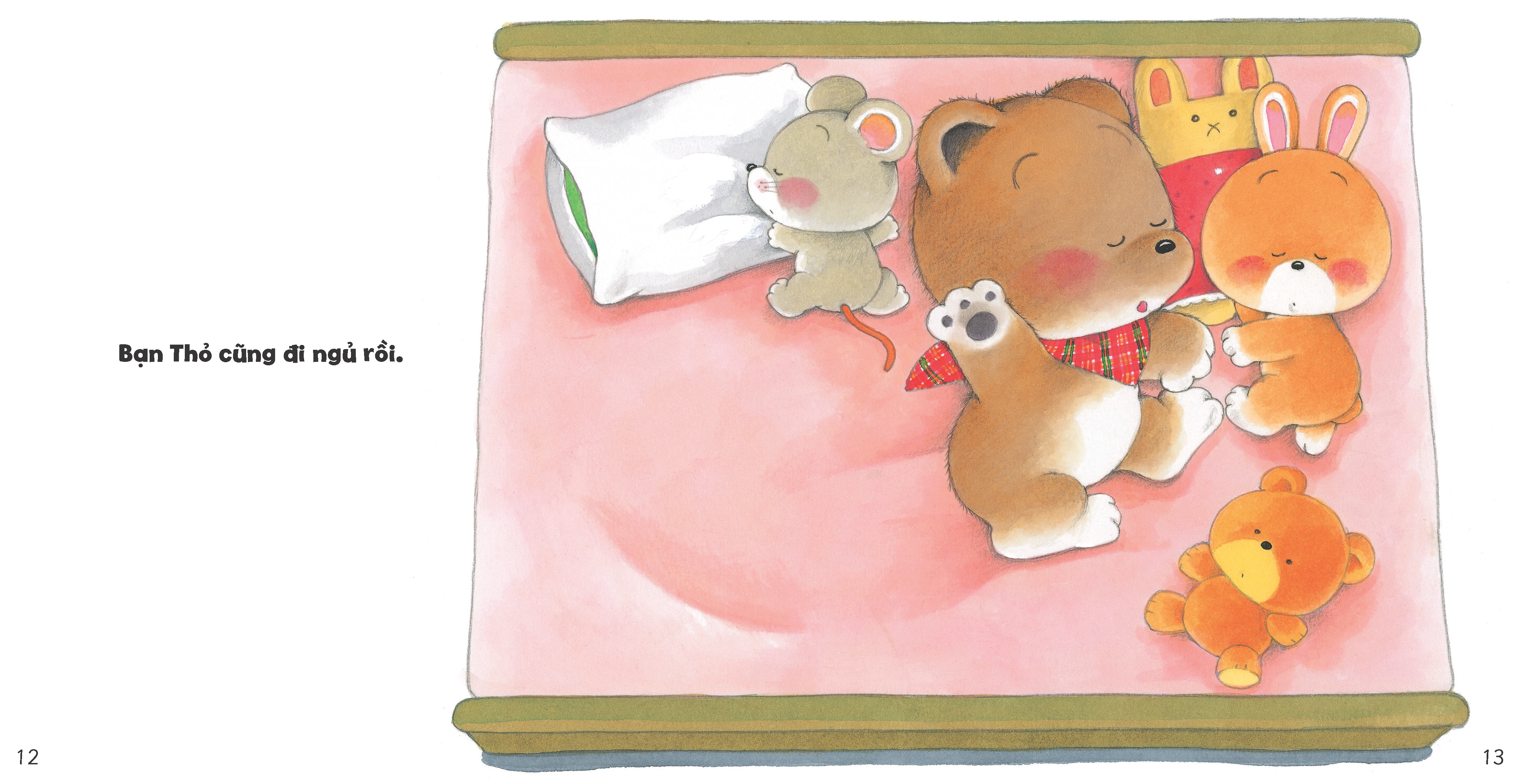 tủ sách ehon cho bé - đến giờ ngủ rồi - bìa cứng