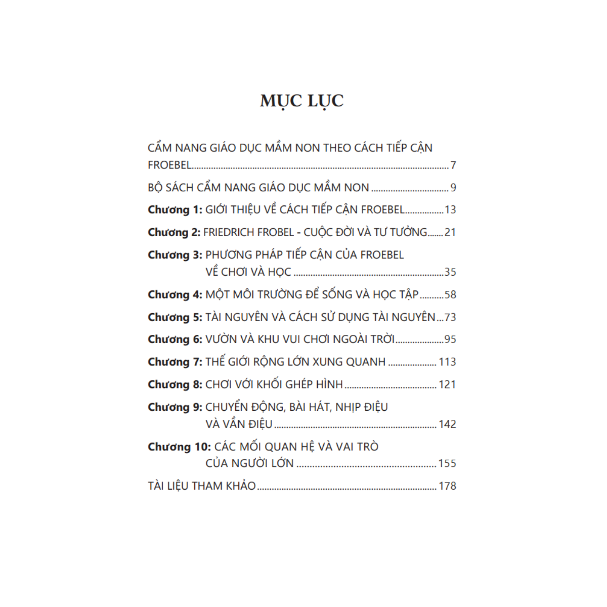 Tủ Sách Giáo Dục Mầm Non IPER - Cẩm Nang Giáo Dục Mầm Non Theo Cách Tiếp Cận Froebel