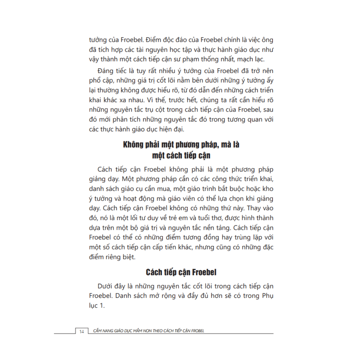 Tủ Sách Giáo Dục Mầm Non IPER - Cẩm Nang Giáo Dục Mầm Non Theo Cách Tiếp Cận Froebel