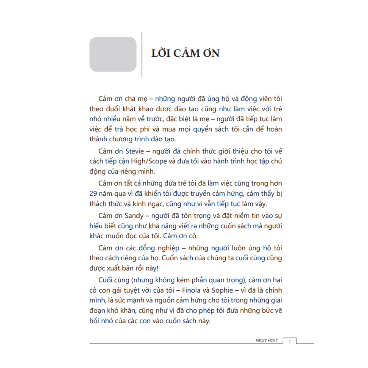 Tủ Sách Giáo Dục Mầm Non IPER - Cẩm Nang Giáo Dục Mầm Non Theo Cách Tiếp Cận High/Scope