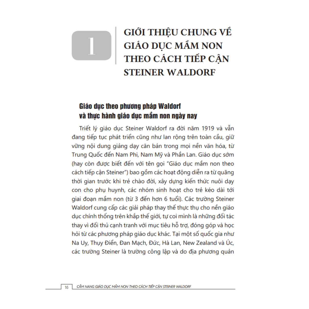 Tủ Sách Giáo Dục Mầm Non IPER - Cẩm Nang Giáo Dục Mầm Non Theo Cách Tiếp Cận Steiner Waldorf
