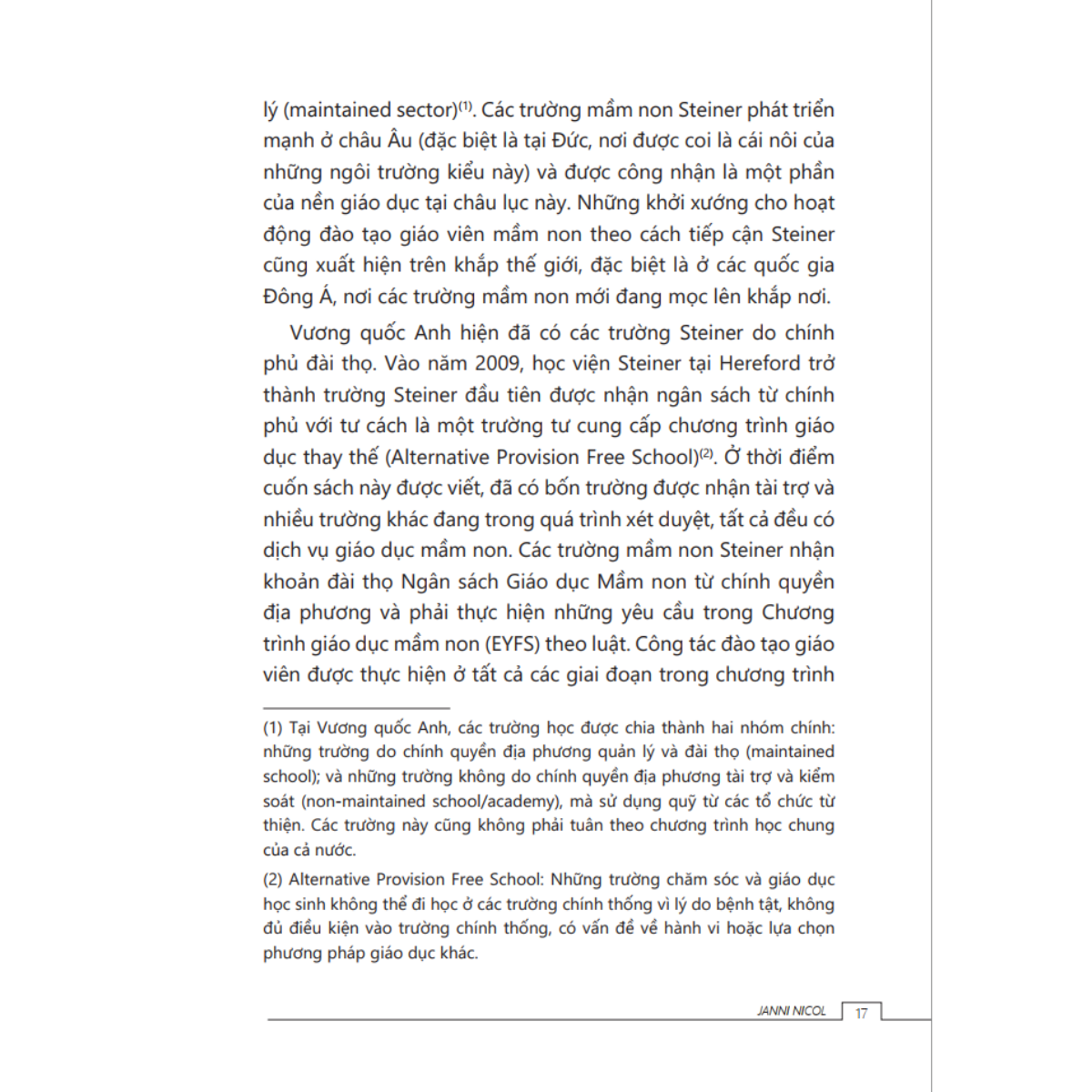 Tủ Sách Giáo Dục Mầm Non IPER - Cẩm Nang Giáo Dục Mầm Non Theo Cách Tiếp Cận Steiner Waldorf