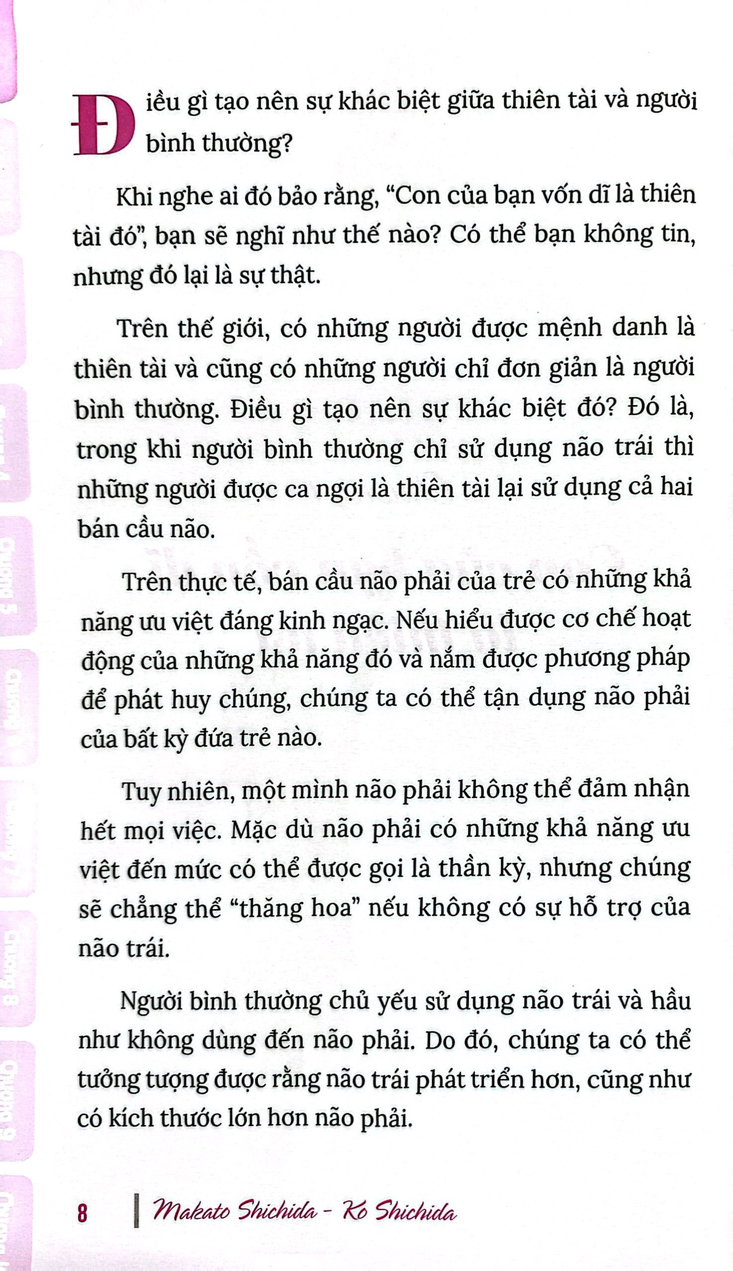 tủ sách giáo dục shichida - siêu não phải - nuôi dạy con trở thành thiên tài theo phương pháp giáo dục shichida