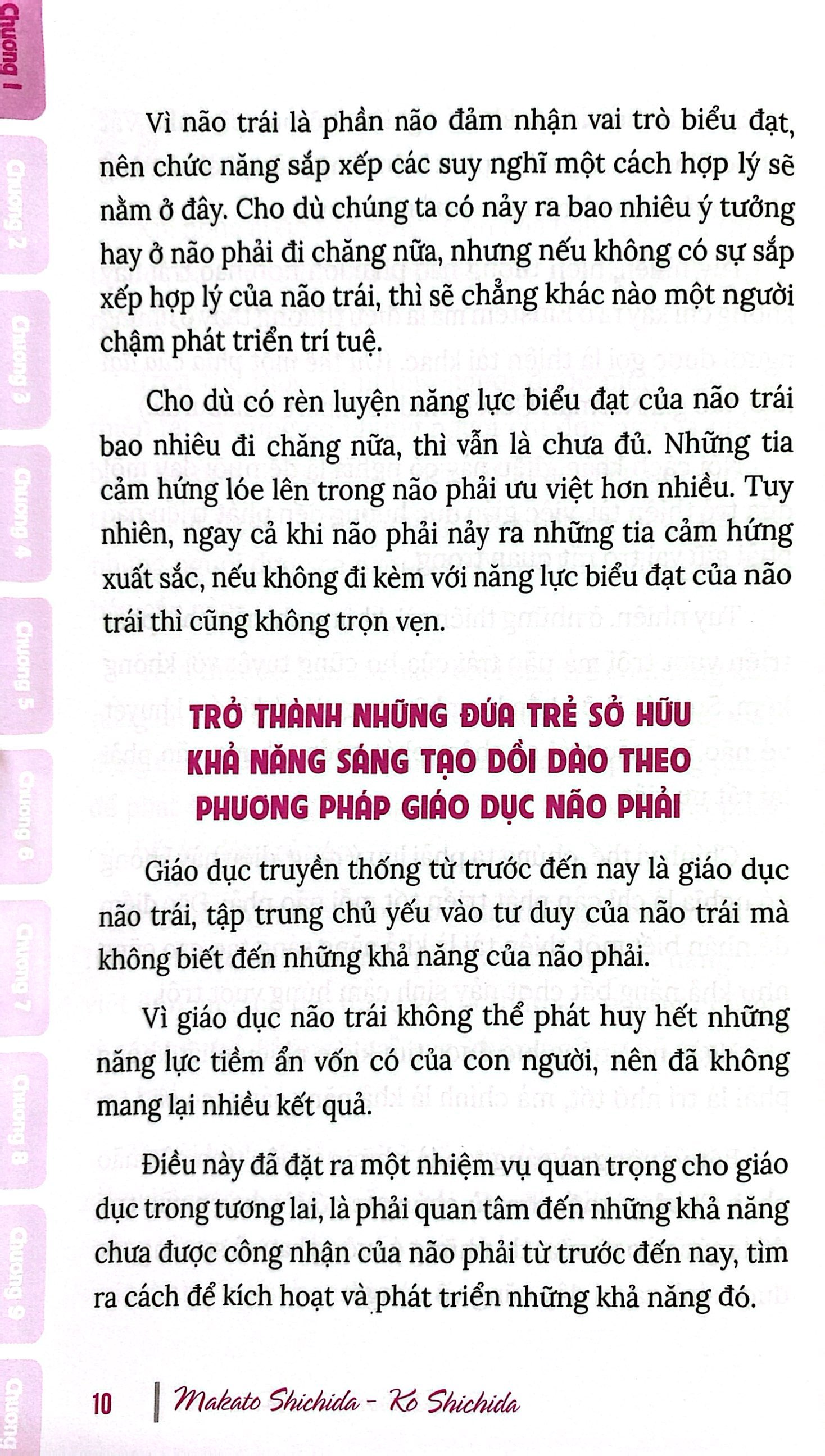 tủ sách giáo dục shichida - siêu não phải - nuôi dạy con trở thành thiên tài theo phương pháp giáo dục shichida