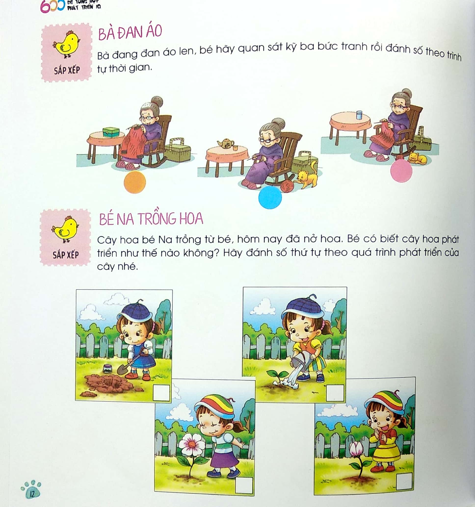 tủ sách giáo dục sớm - 600 đề tổng hợp phát triển iq -2