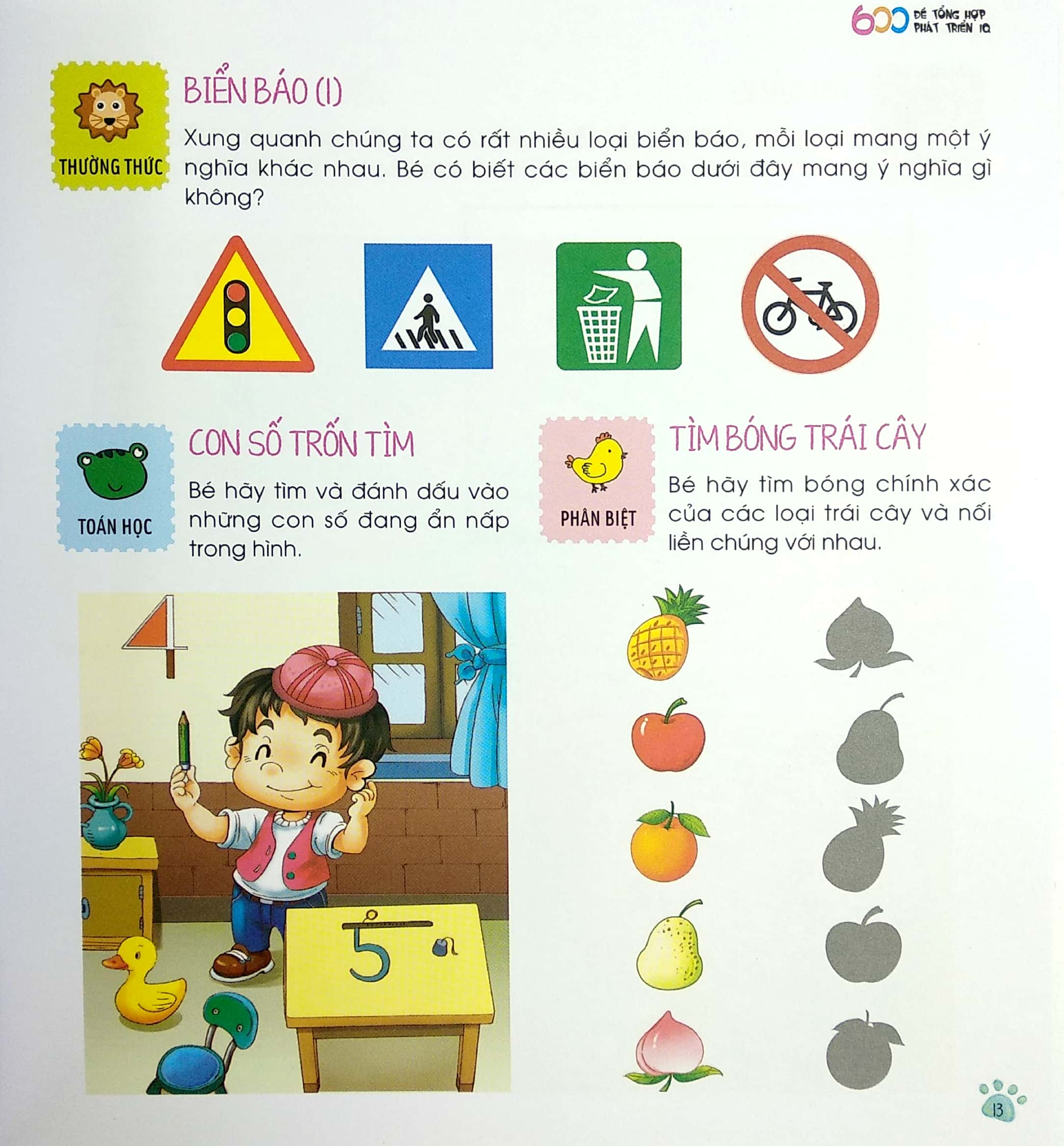 tủ sách giáo dục sớm - 600 đề tổng hợp phát triển iq -2