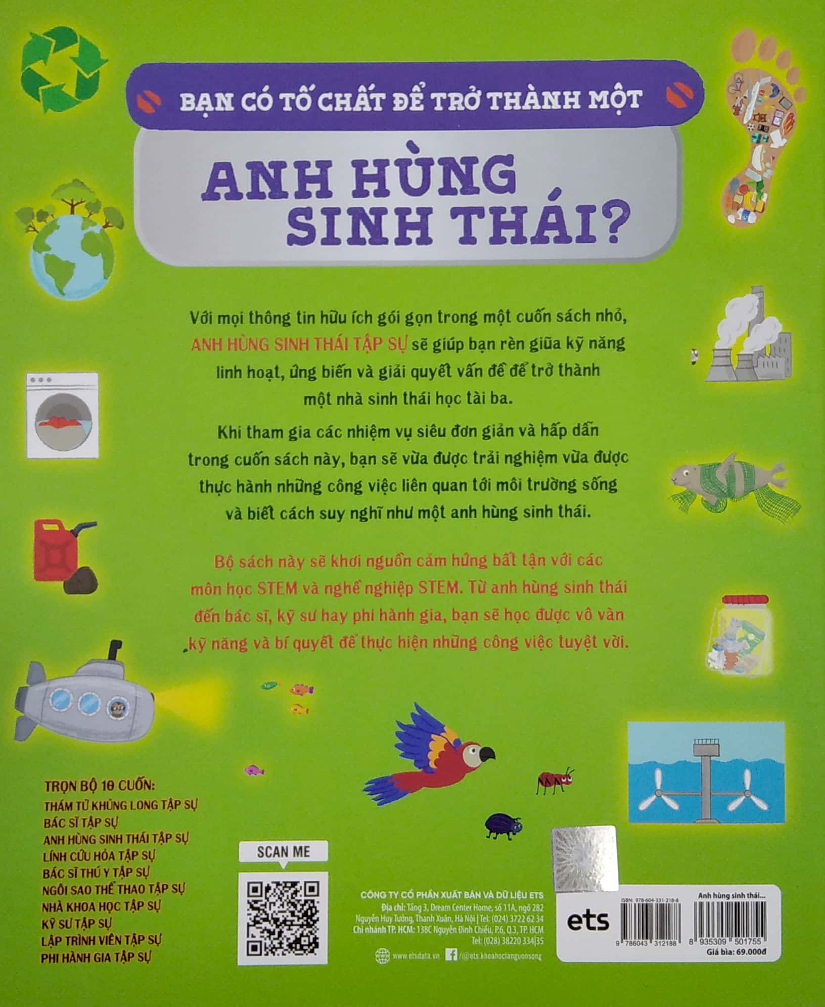 Tu Sach Giao Duc Stem: Anh Hung Sinh Thai Tap Su