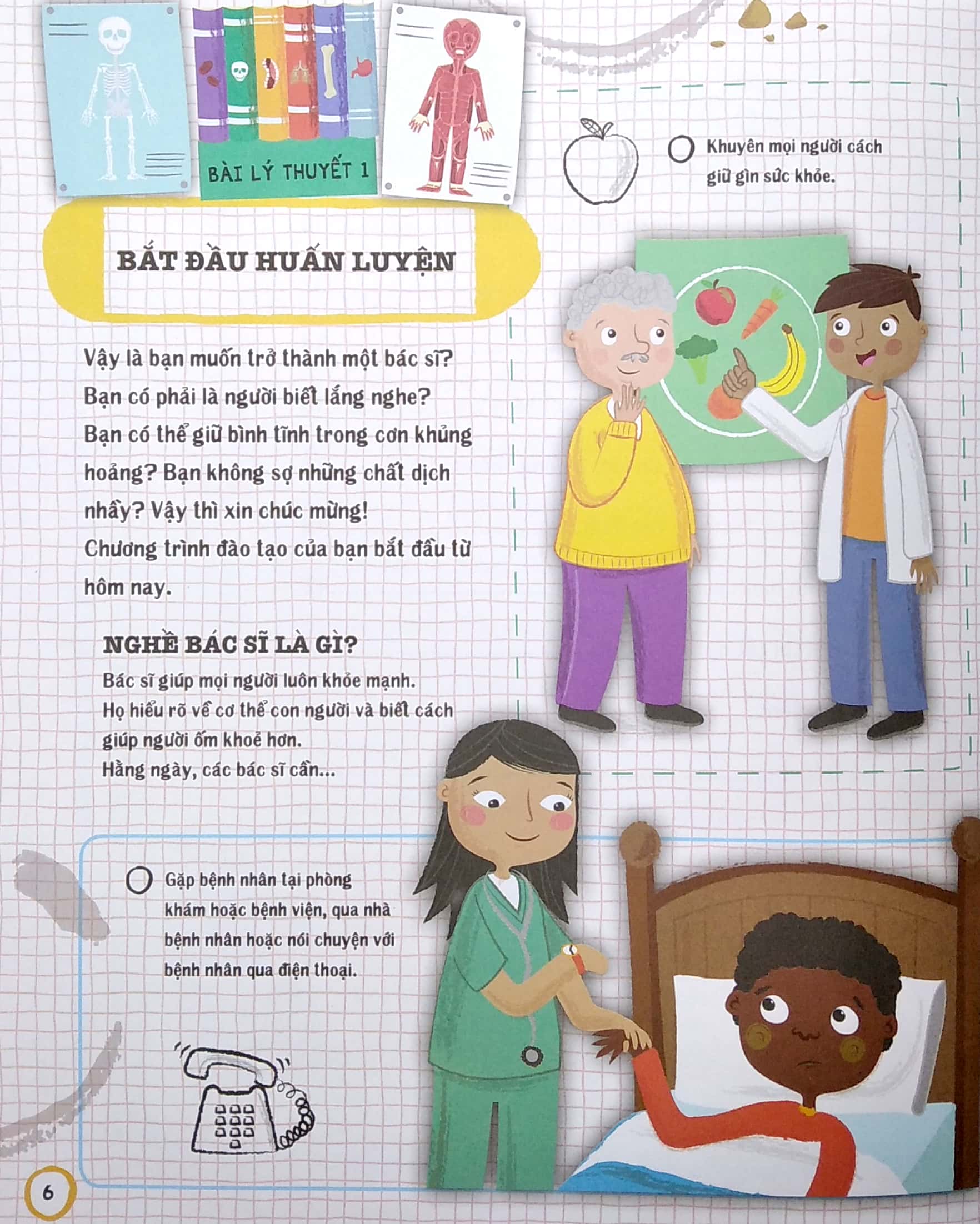 tủ sách giáo dục stem: bác sĩ tập sự