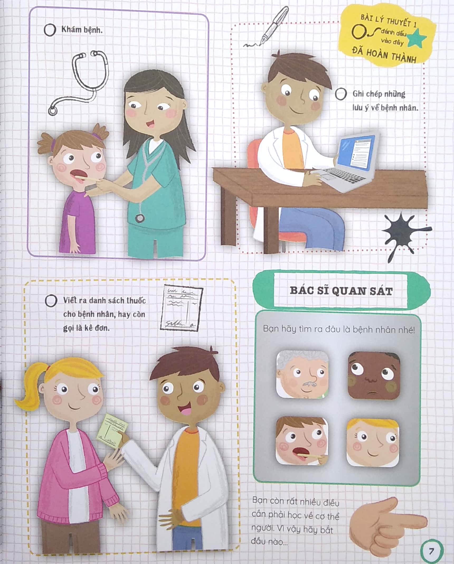 tủ sách giáo dục stem: bác sĩ tập sự