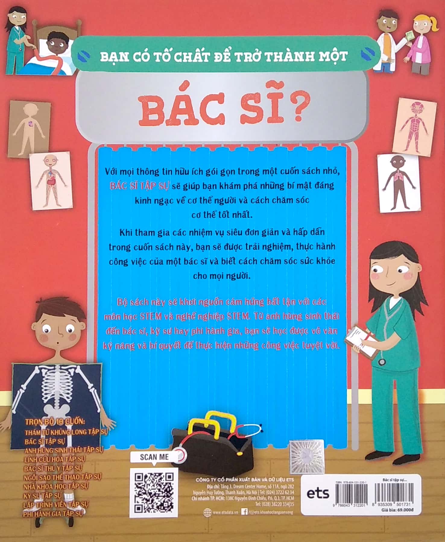 tủ sách giáo dục stem: bác sĩ tập sự