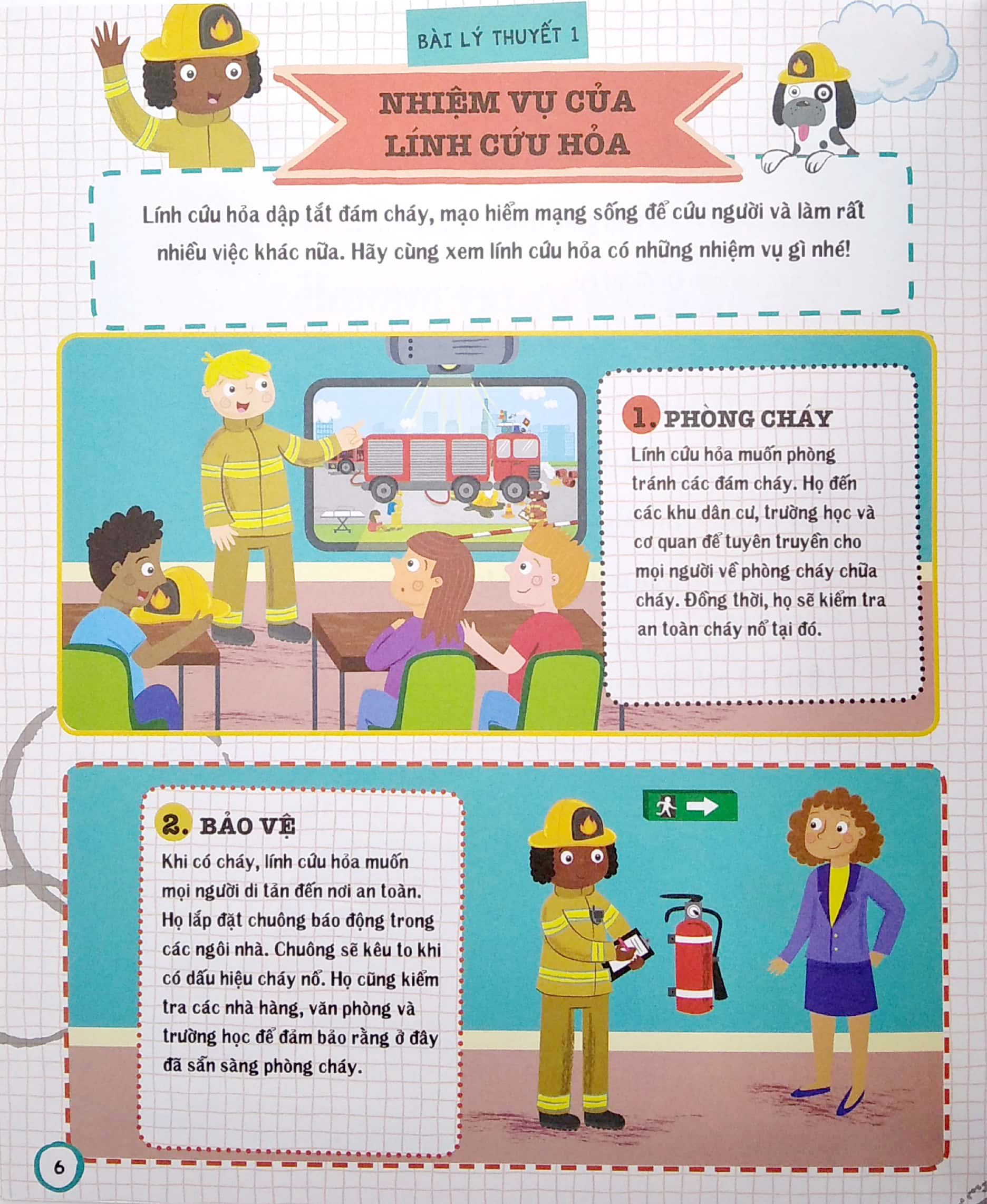 tủ sách giáo dục stem: lính cứu hỏa tập sự