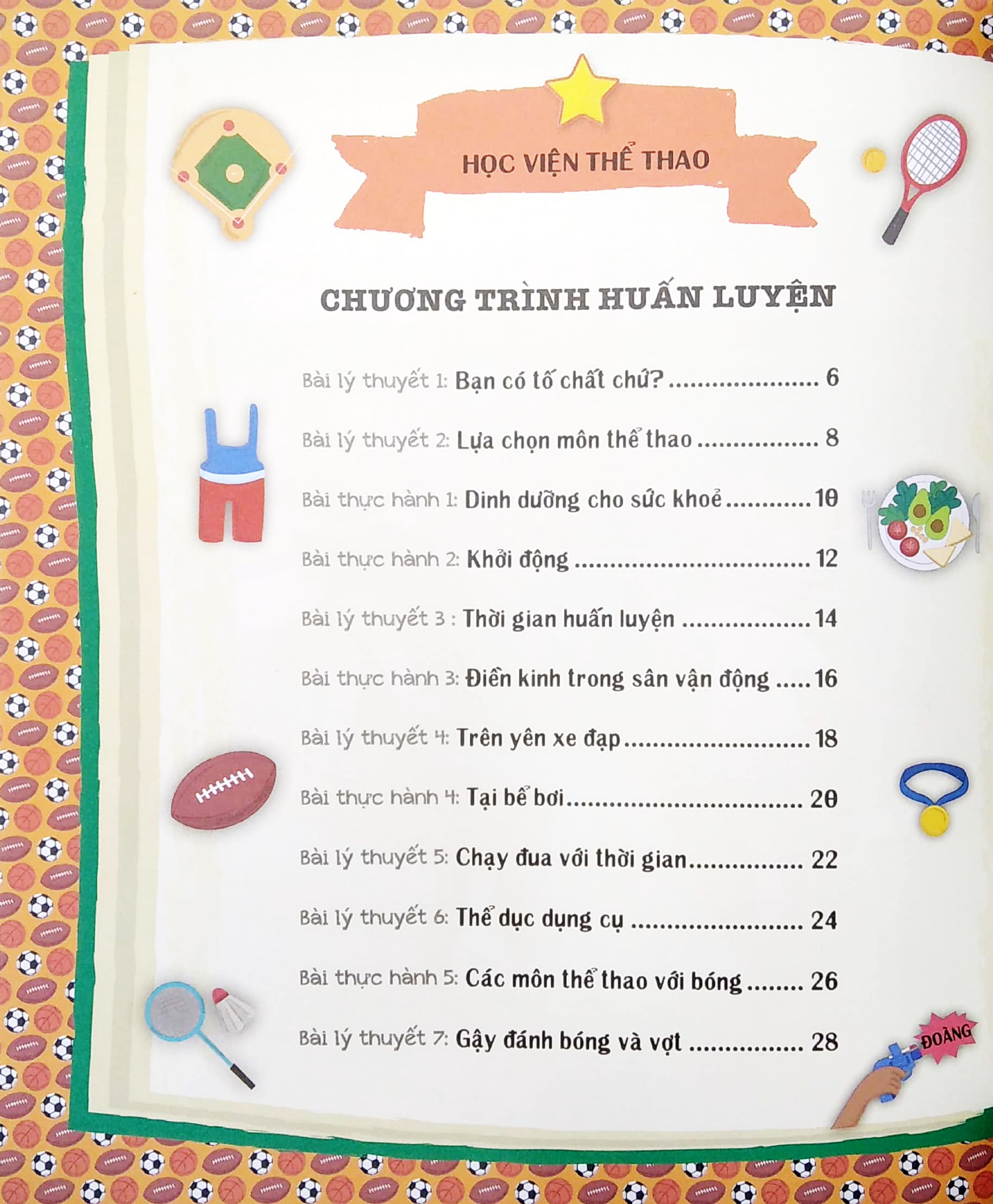 tủ sách giáo dục stem: ngôi sao thể thao tập sự