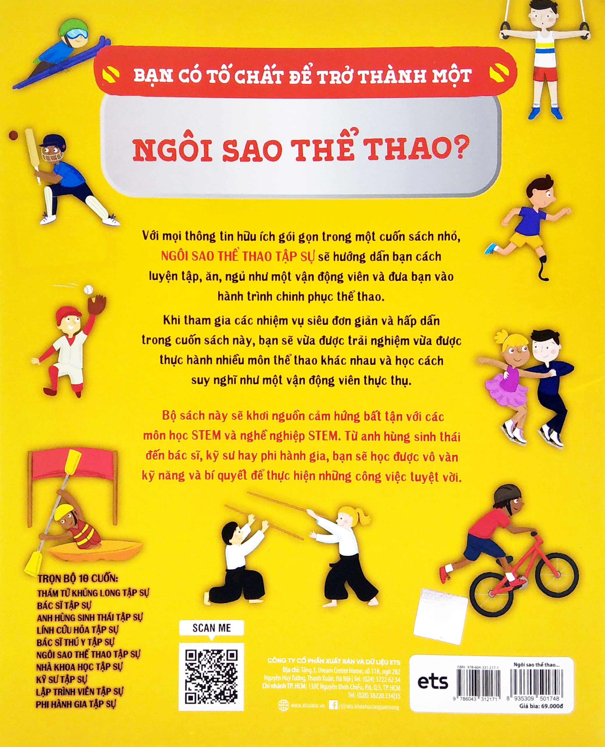 tủ sách giáo dục stem: ngôi sao thể thao tập sự