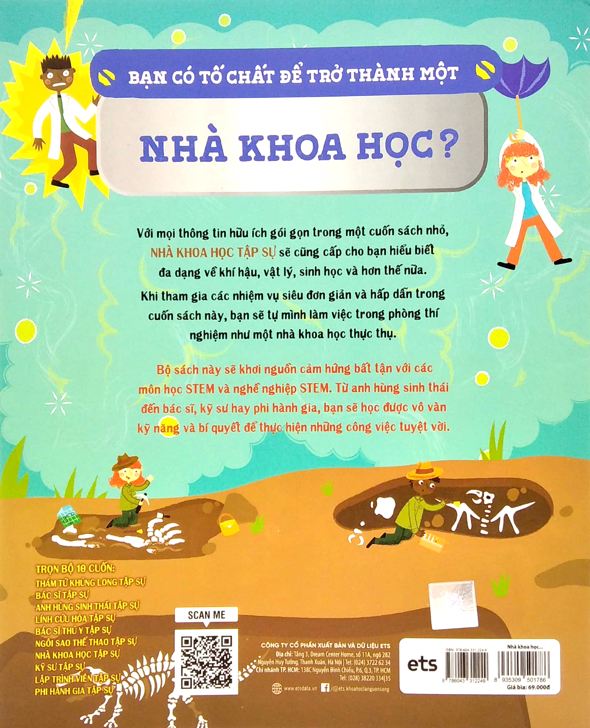 tủ sách giáo dục stem: nhà khoa học tập sự