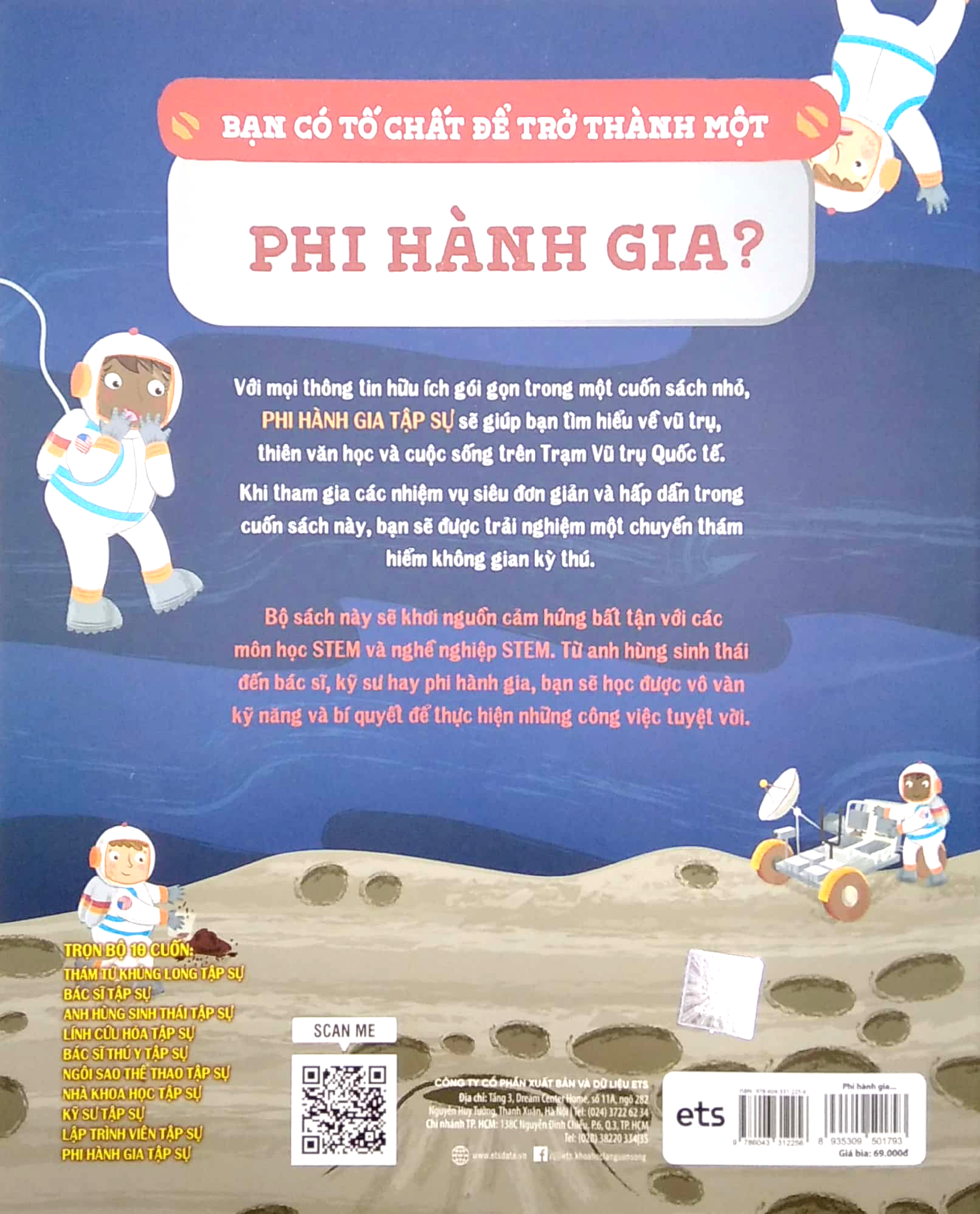 tủ sách giáo dục stem:phi hành gia tập sự