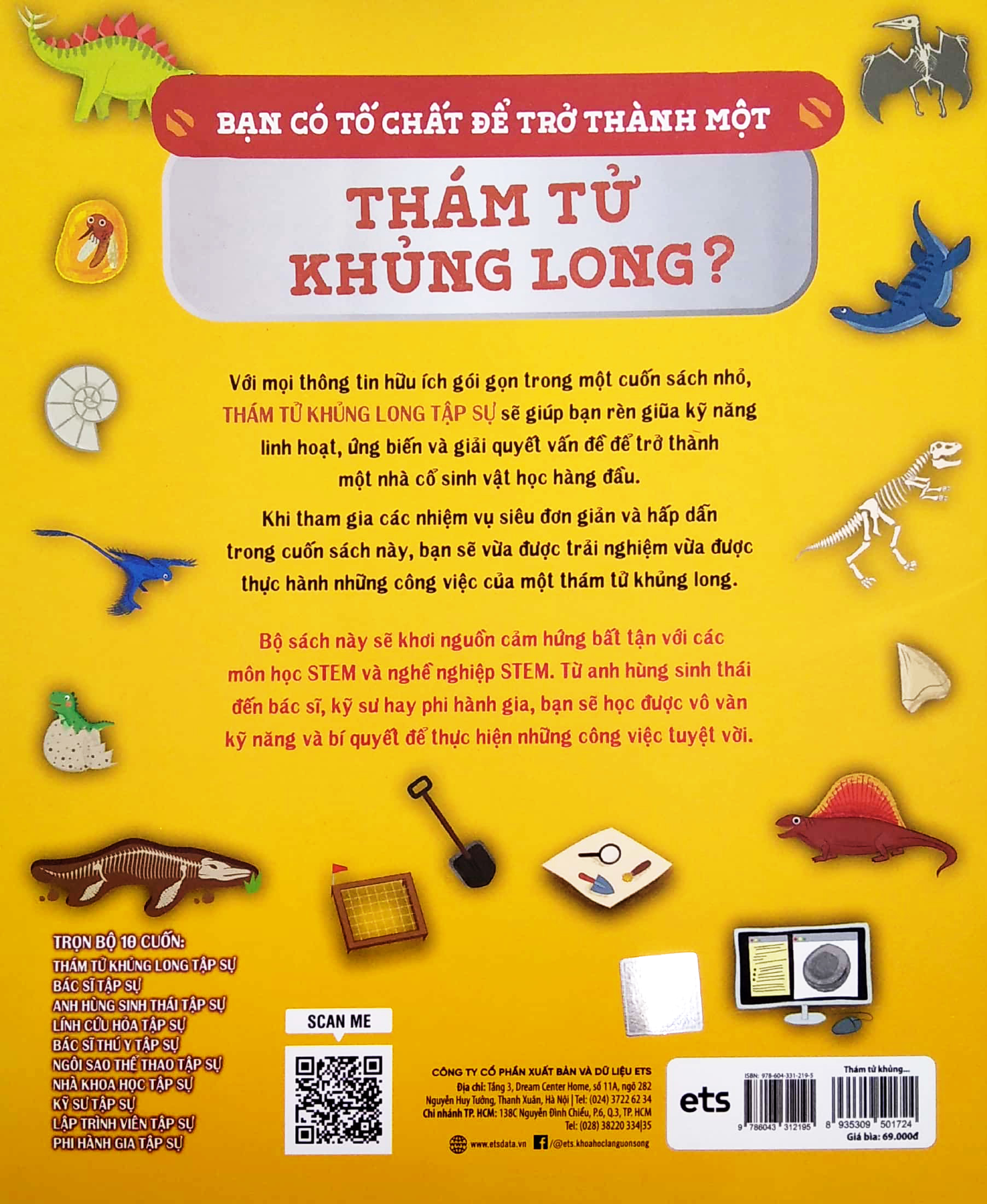 tủ sách giáo dục stem:thám tử khủng long tập sự