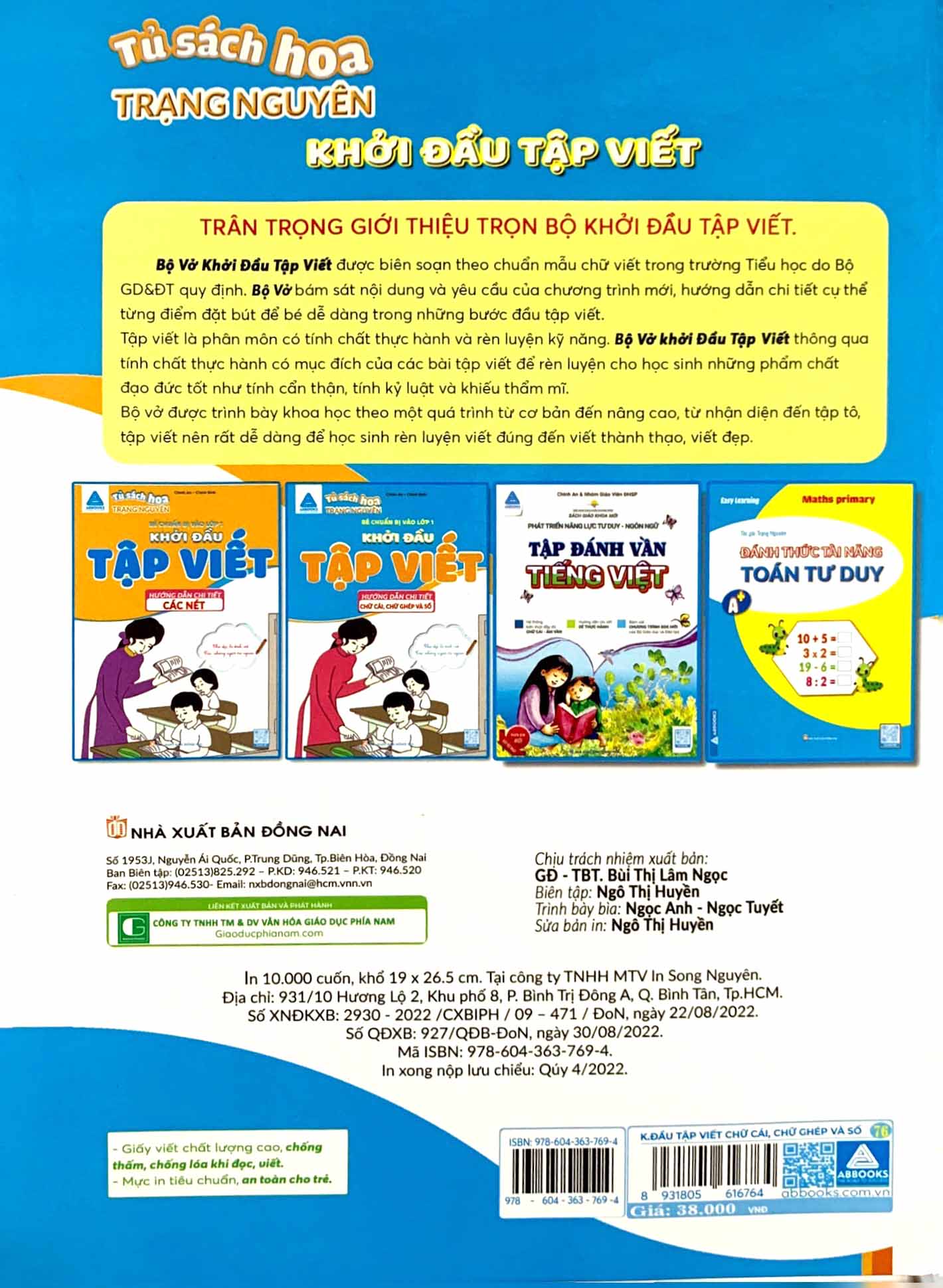 tủ sách hoa trạng nguyên - bé chuẩn bị vào lớp 1 - khởi đầu tập viết - hướng dẫn chi tiết - chữ cái, chữ ghép và số