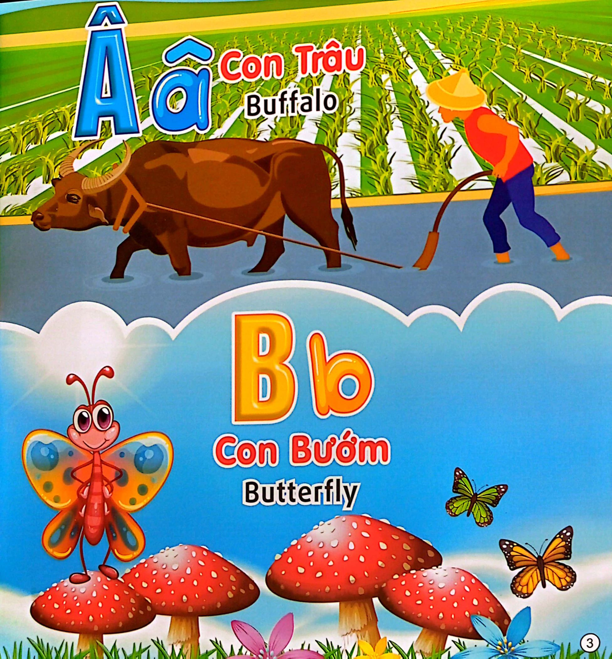 tủ sách học tiếng anh bằng hình - su su nhận biết - chữ cái