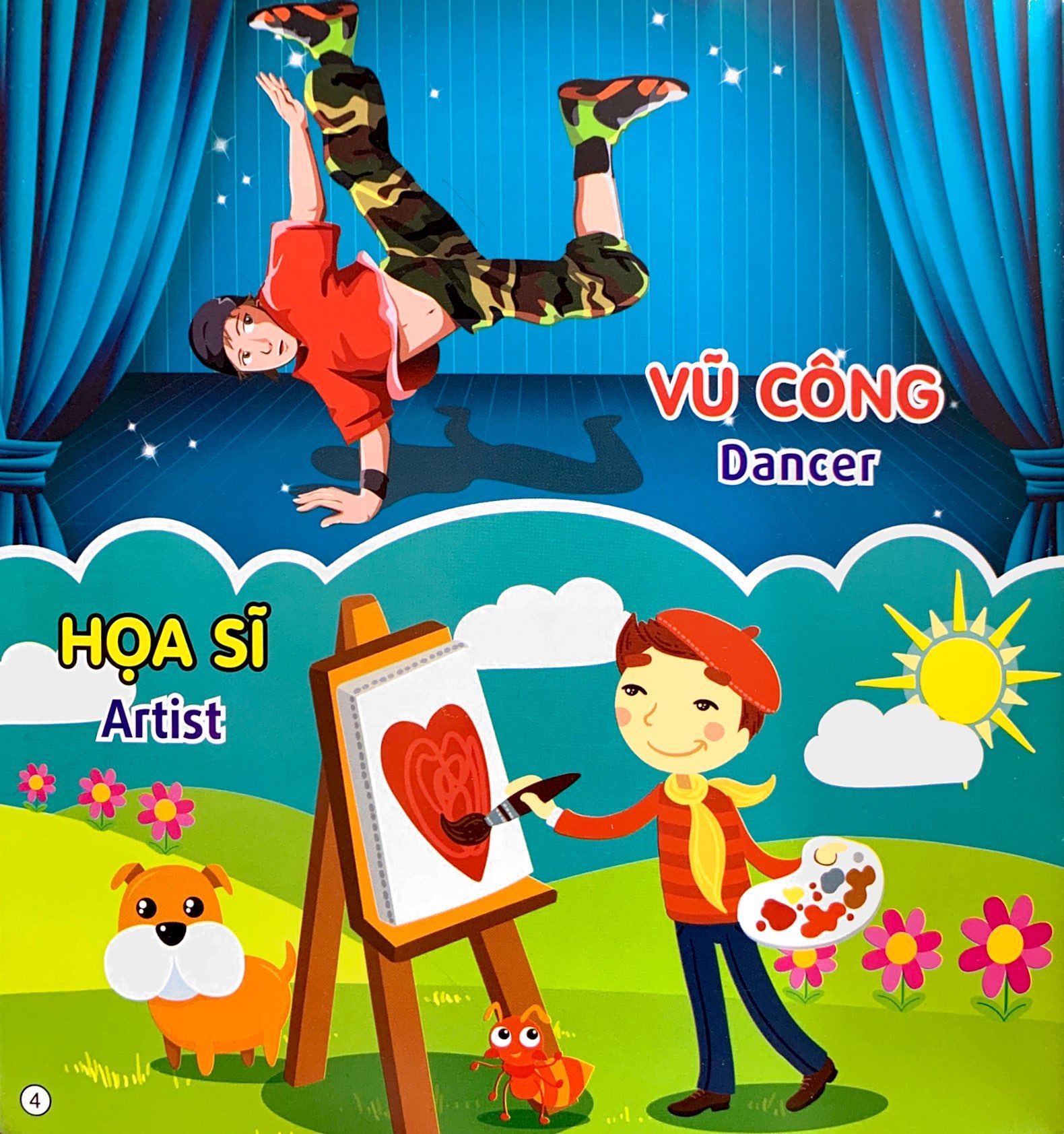 tủ sách học tiếng anh bằng hình - su su nhận biết - nghề nghiệp