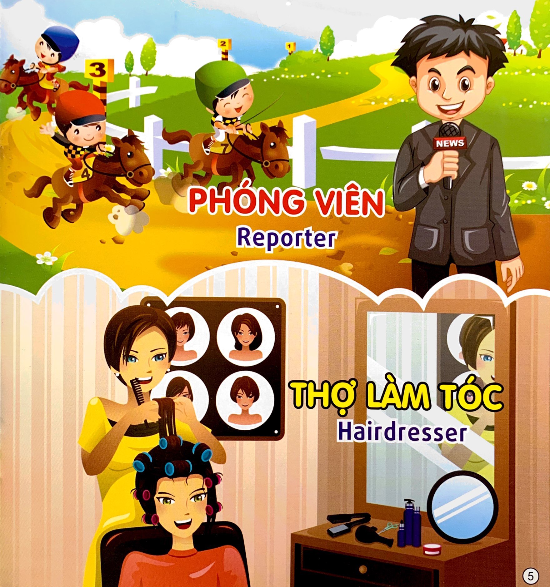 tủ sách học tiếng anh bằng hình - su su nhận biết - nghề nghiệp