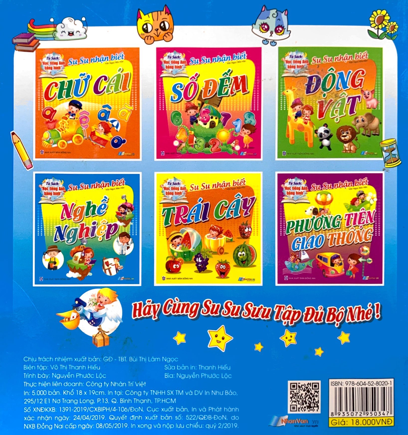 tủ sách học tiếng anh bằng hình - su su nhận biết - nghề nghiệp