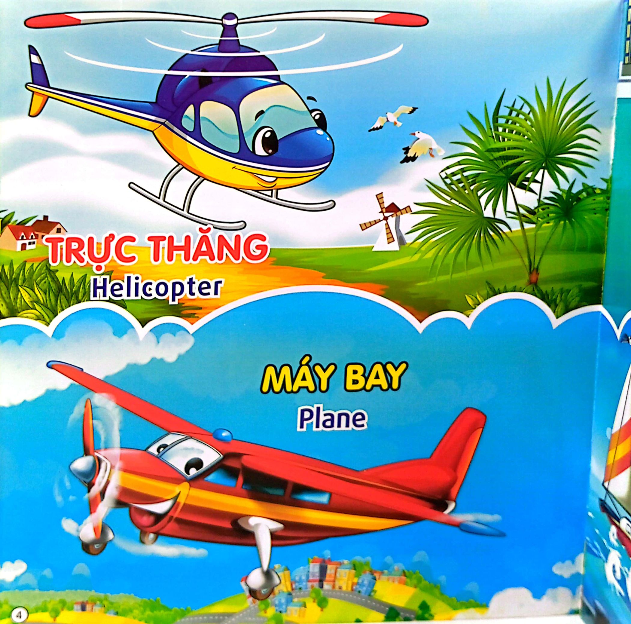 tủ sách học tiếng anh bằng hình - su su nhận biết - phương tiện giao thông