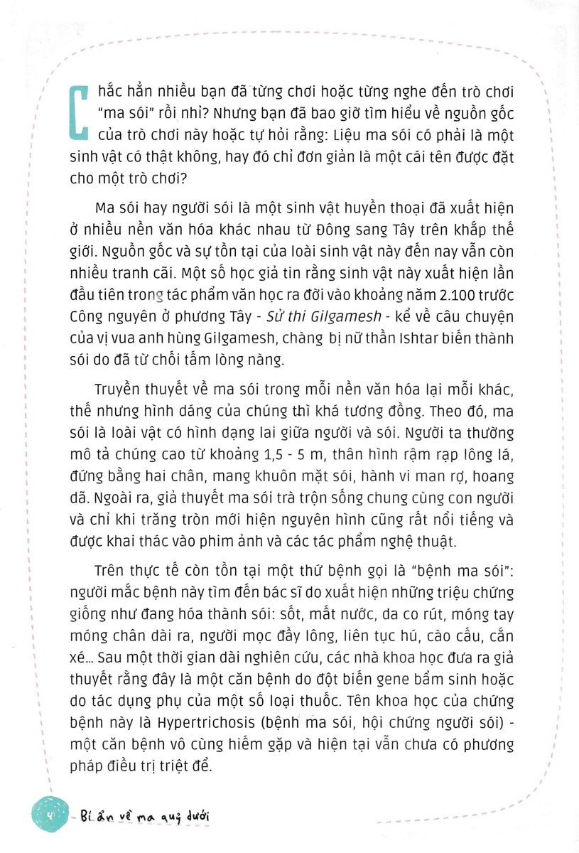 tủ sách khám phá - bí ẩn ma quỷ dưới góc nhìn khoa học
