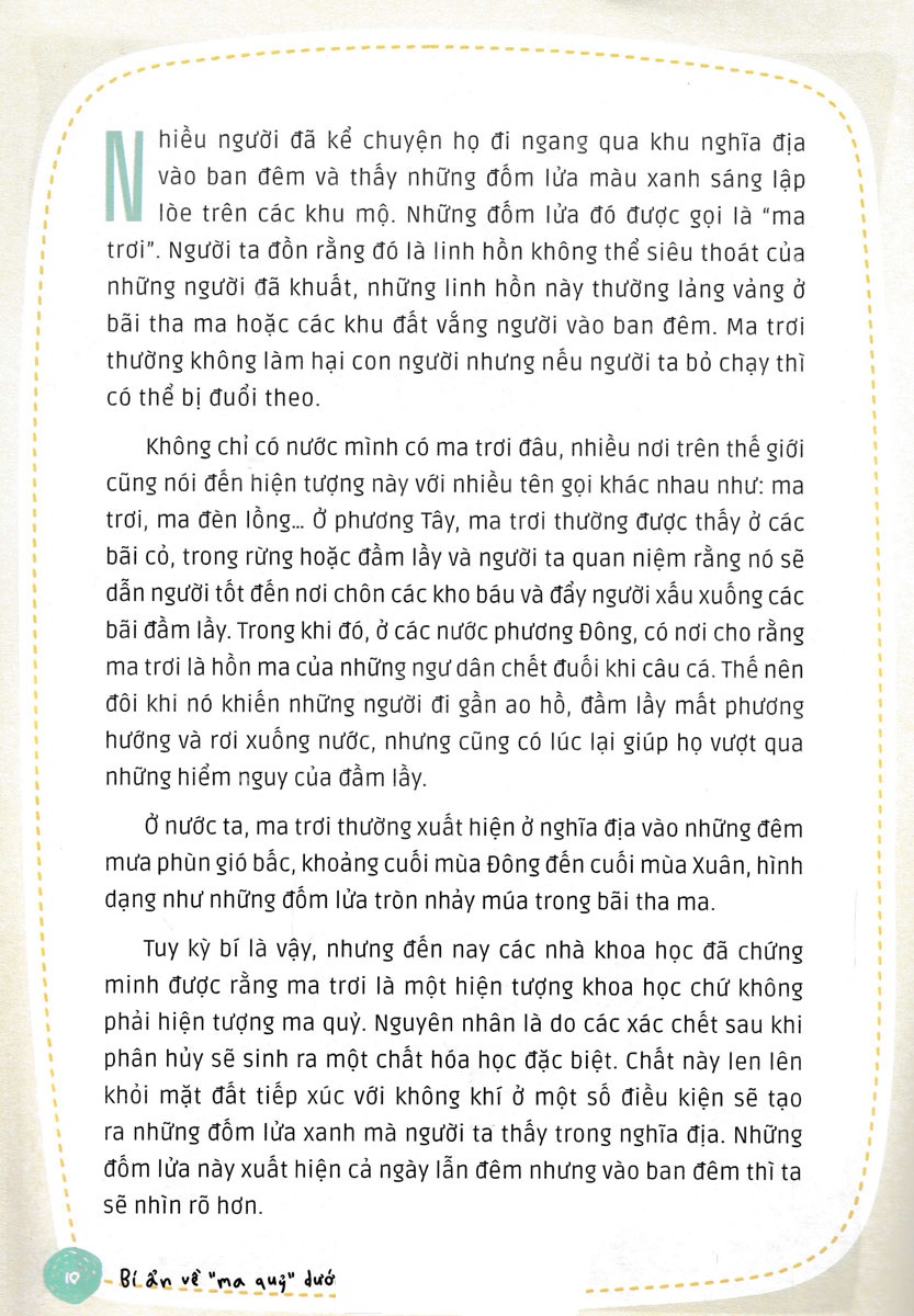 tủ sách khám phá - bí ẩn ma quỷ dưới góc nhìn khoa học