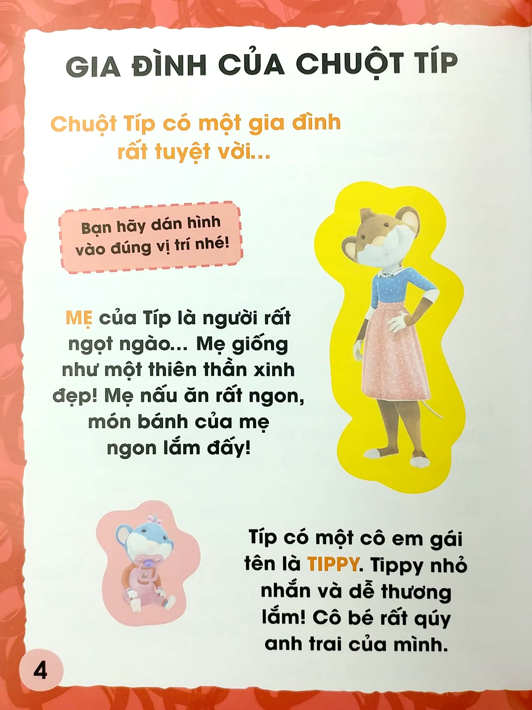 tủ sách khéo tay - tinh mắt: cùng chơi với hình dán topo tip