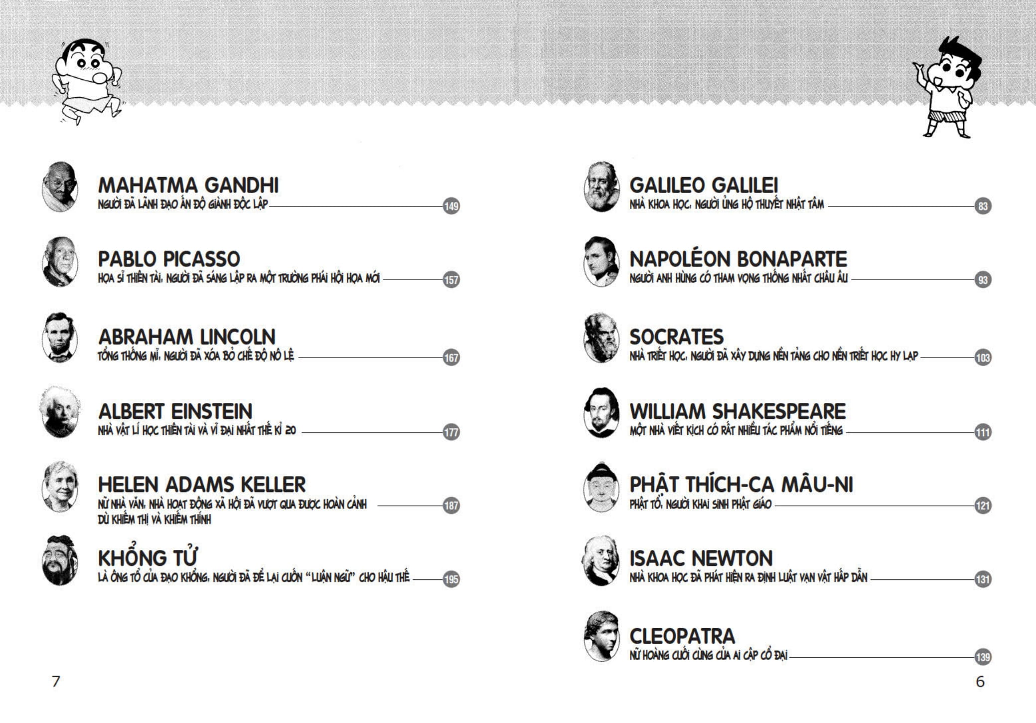 Tu Sach Khoa Hoc - Shin - Cau Be But Chi - 20 Vi Nhan The Gioi (Tai Ban 2025)