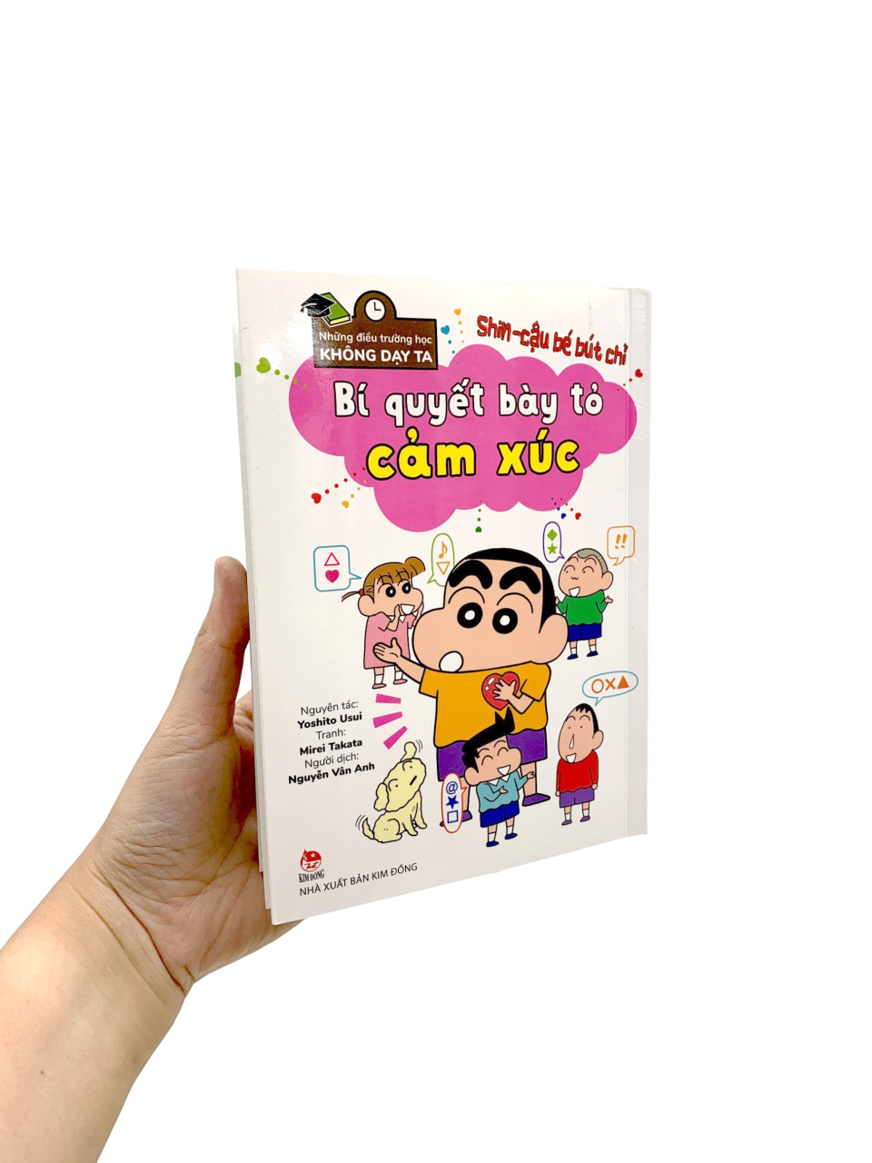 tủ sách khoa học - shin - cậu bé bút chì - những điều trường học không dạy ta - bí quyết bày tỏ cảm xúc