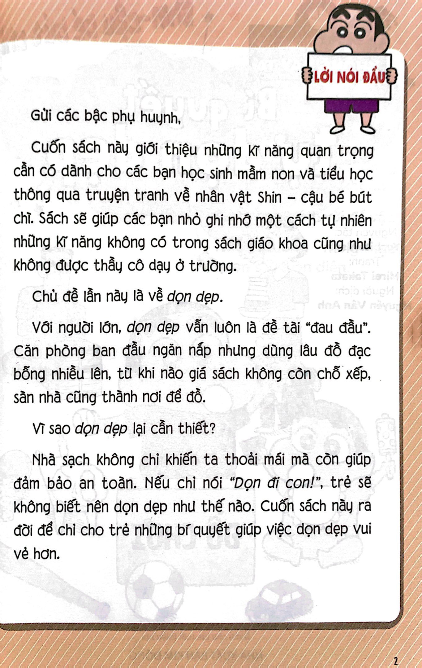 tủ sách khoa học - shin - cậu bé bút chì - những điều trường học không dạy ta - bí quyết tự dọn dẹp