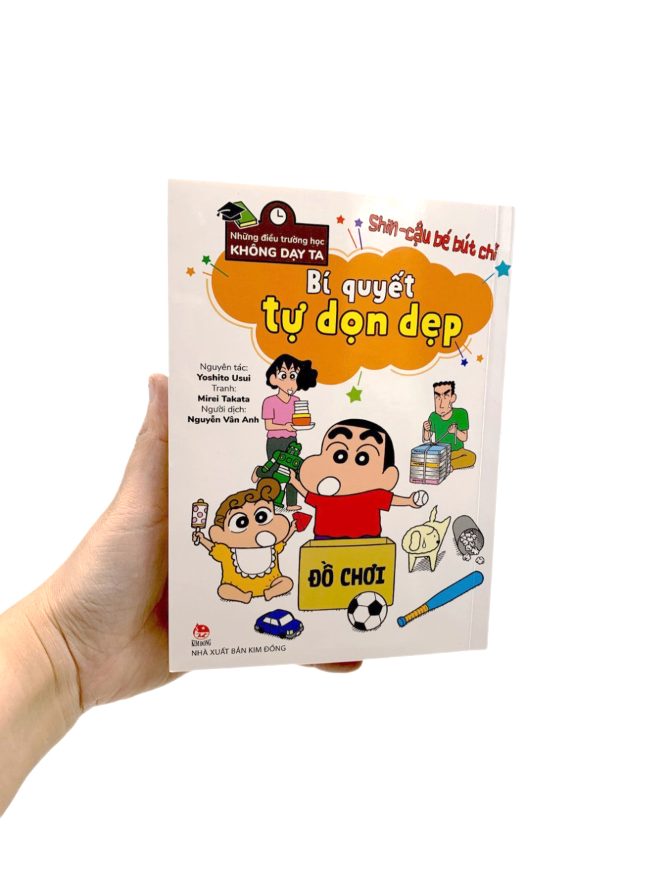 tủ sách khoa học - shin - cậu bé bút chì - những điều trường học không dạy ta - bí quyết tự dọn dẹp