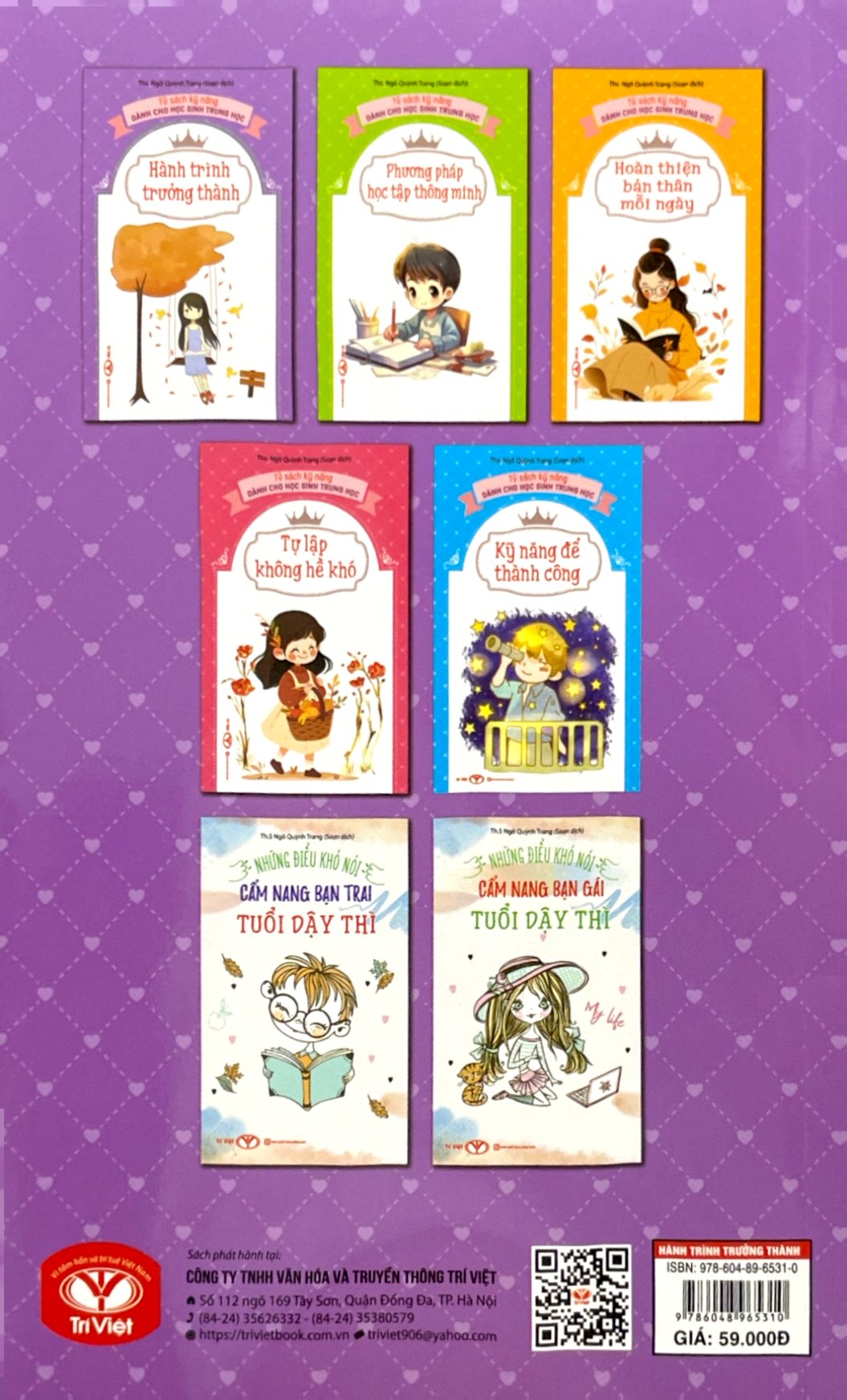 tủ sách kỹ năng dành cho học sinh trung học - hành trình trưởng thành