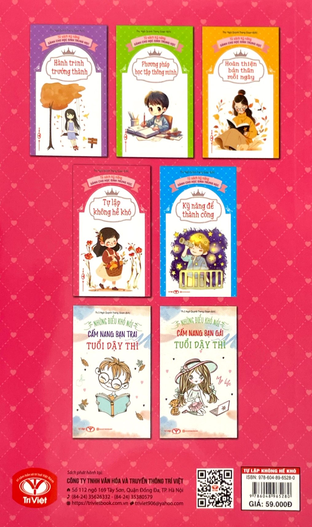 tủ sách kỹ năng dành cho học sinh trung học - tự lập không hề khó