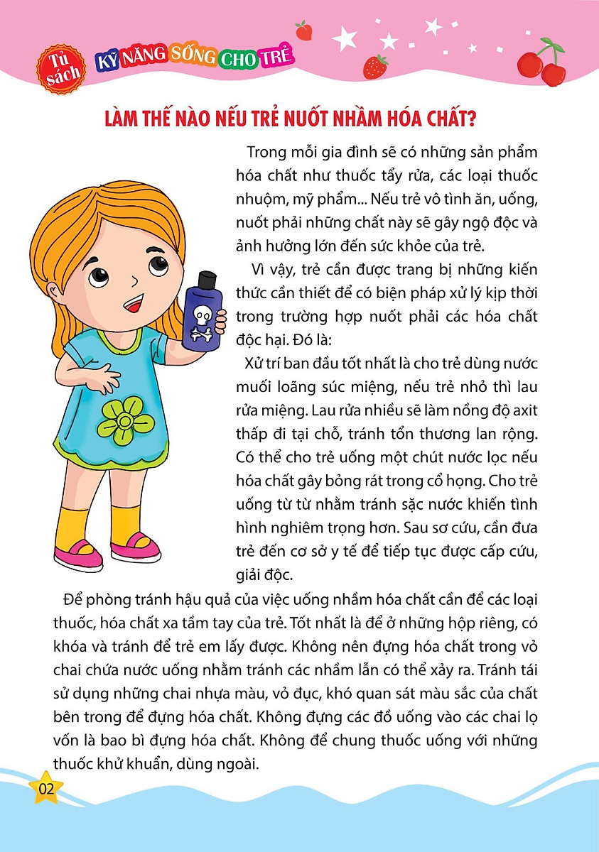 tủ sách kỹ năng sống cho trẻ - kỹ năng phòng tránh nguy hiểm