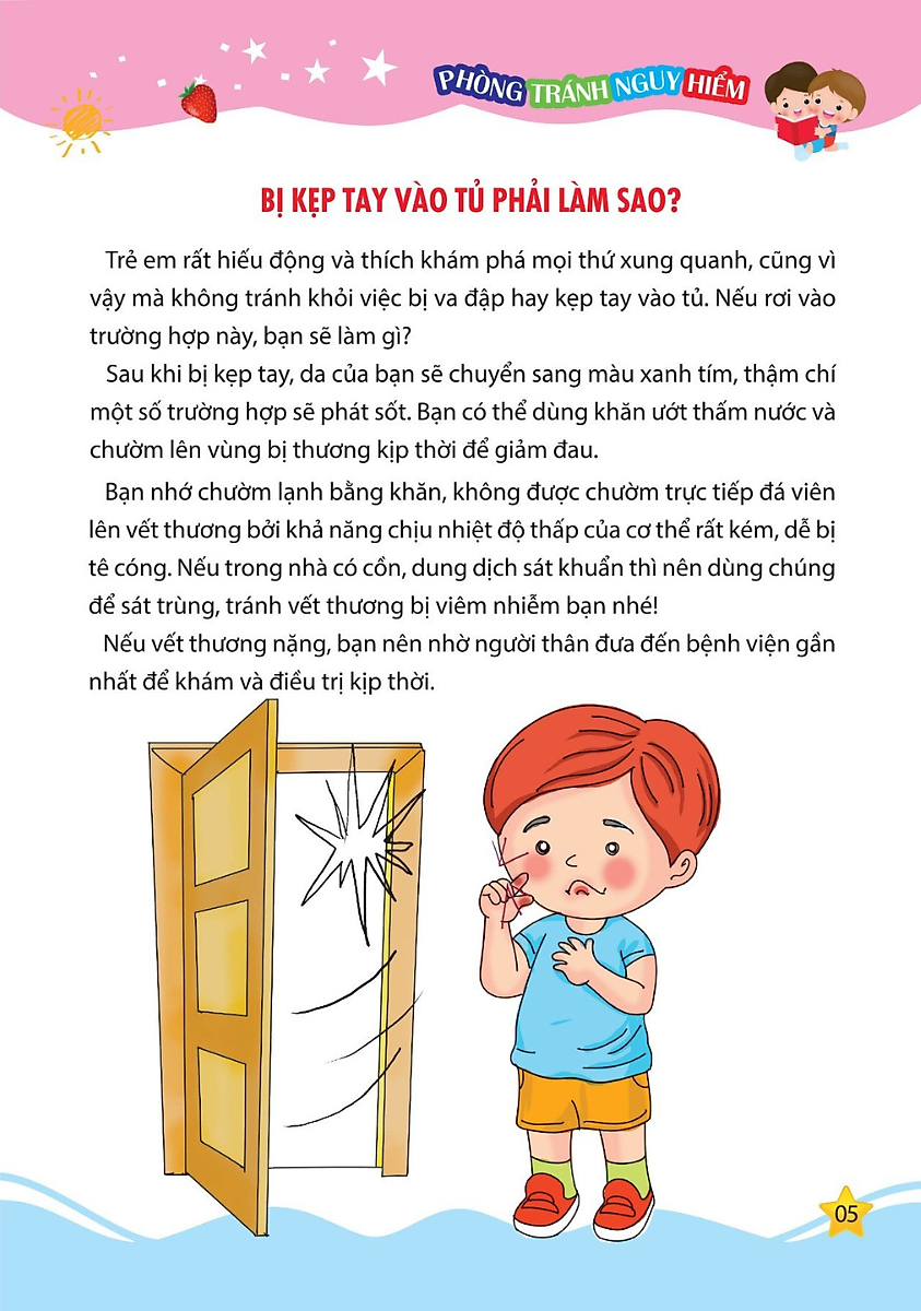 tủ sách kỹ năng sống cho trẻ - kỹ năng phòng tránh nguy hiểm
