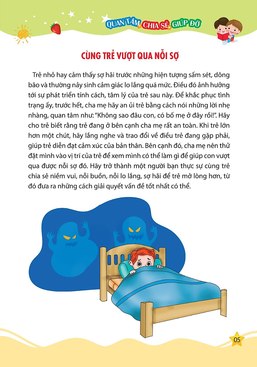 tủ sách kỹ năng sống cho trẻ - kỹ năng quan tâm, chia sẻ, giúp đỡ