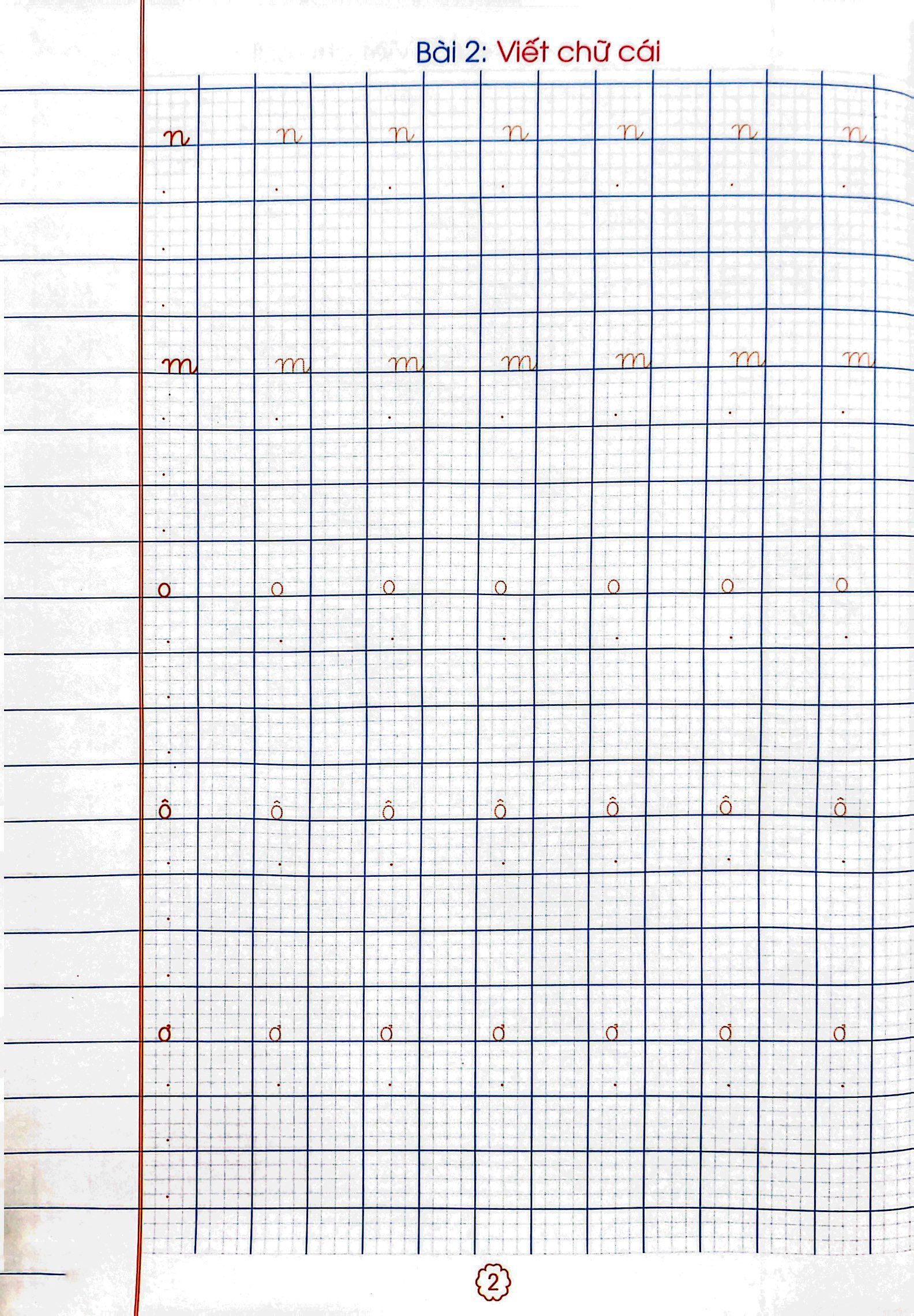 tủ sách luyện chữ của bé - luyện viết chữ đẹp