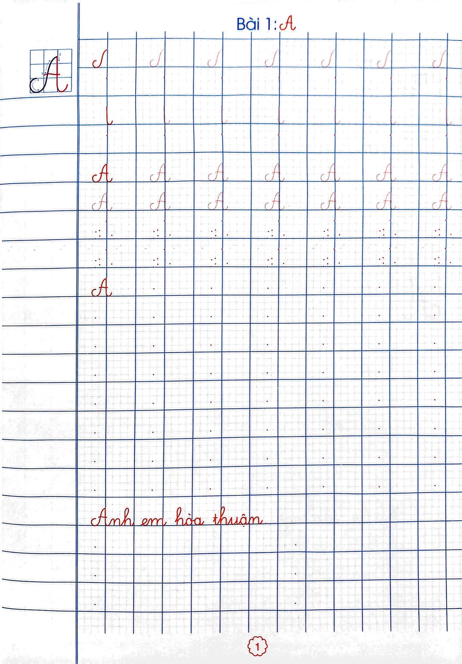 tủ sách luyện chữ của bé - luyện viết chữ hoa