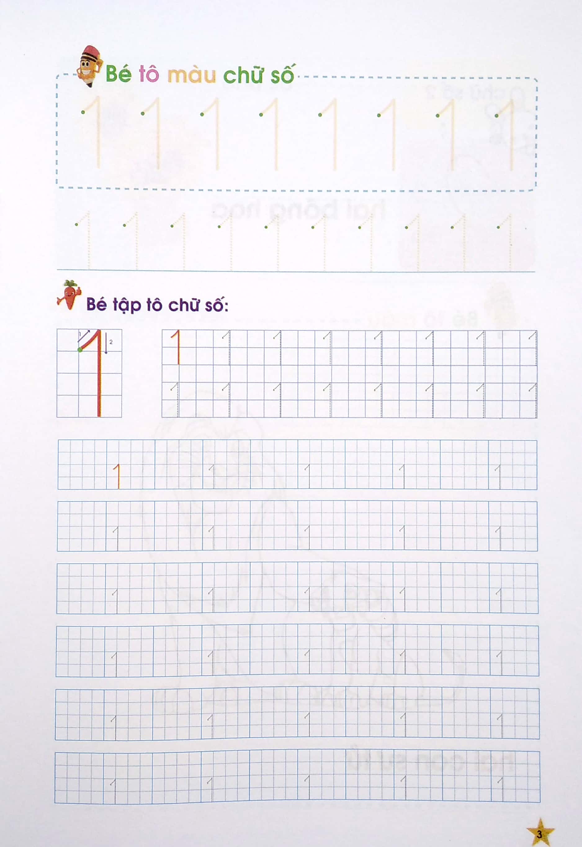 tủ sách mầm non - bé làm quen với chữ số (dành cho mẫu giáo)