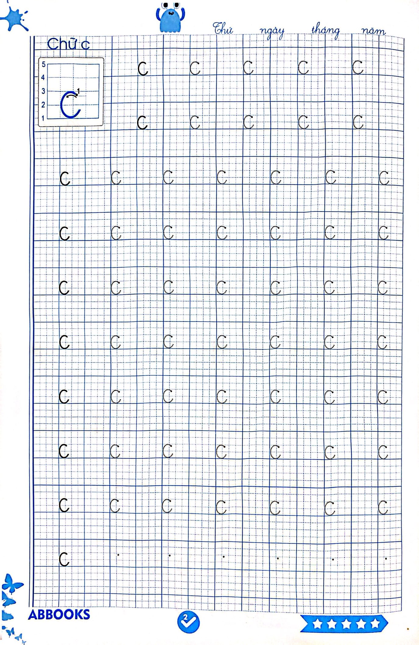 Tu Sach Mang Non - Hoc Tai Nha Cung Con - Vo O Ly Tap To Chu Thuong - Danh Cho 4-6 Tuoi