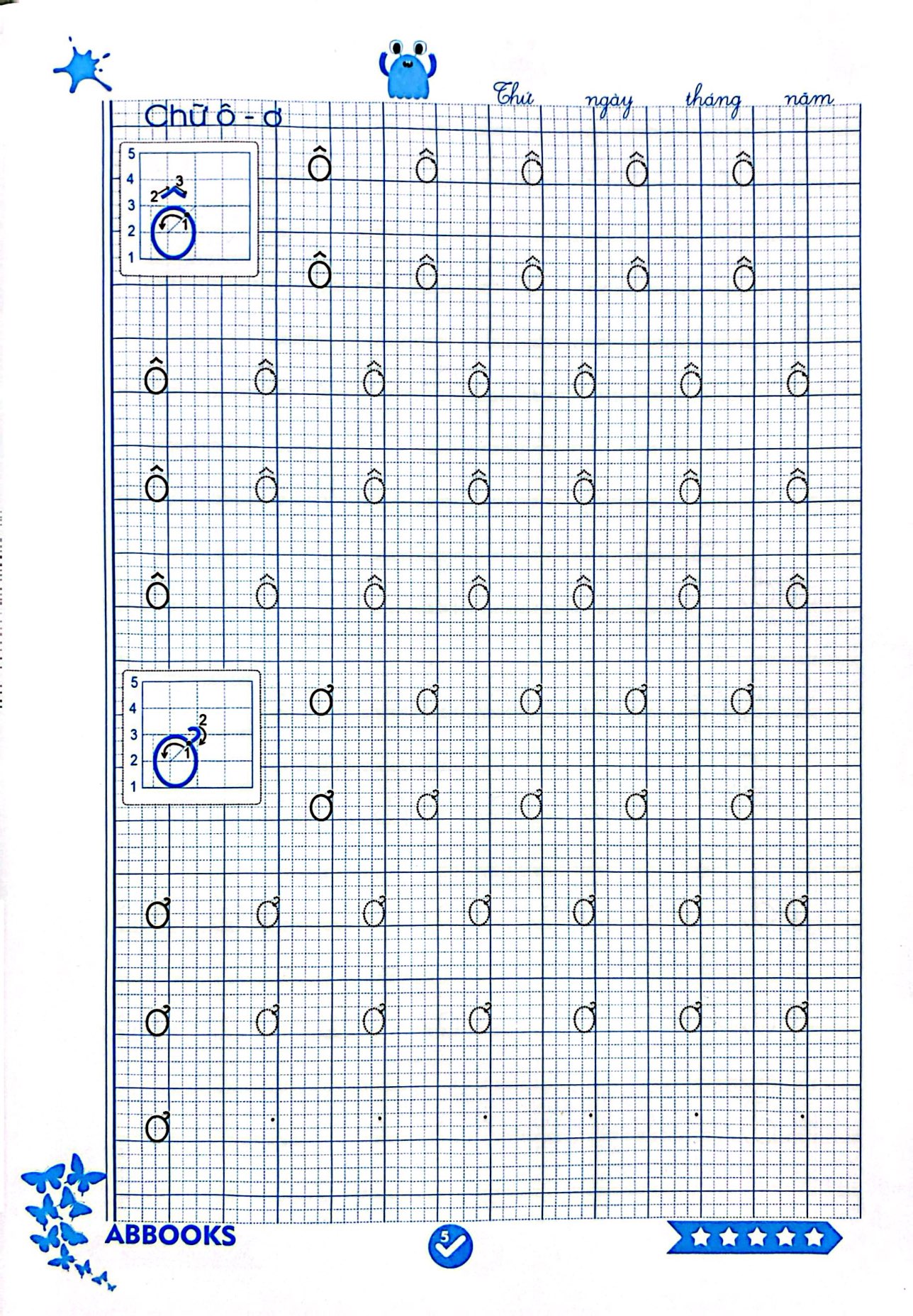 Tu Sach Mang Non - Hoc Tai Nha Cung Con - Vo O Ly Tap To Chu Thuong - Danh Cho 4-6 Tuoi