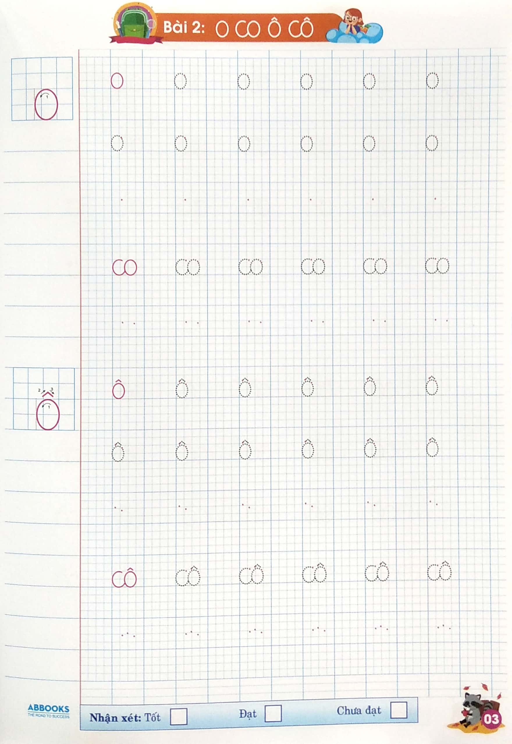 tủ sách măng non học tại nhà cùng con - vở ô ly tập tô chữ thường (dành cho 5-6 tuổi)