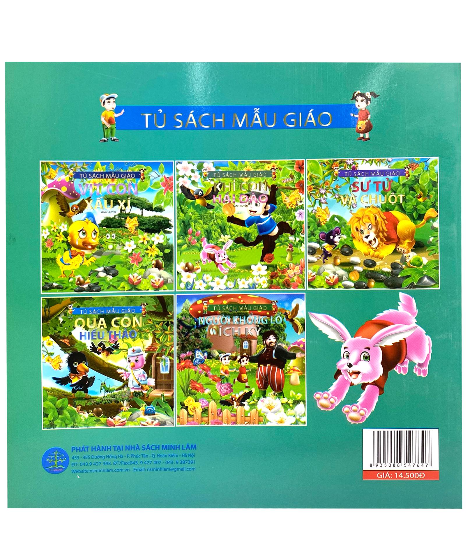 tủ sách mẫu giáo - vịt con xấu xí